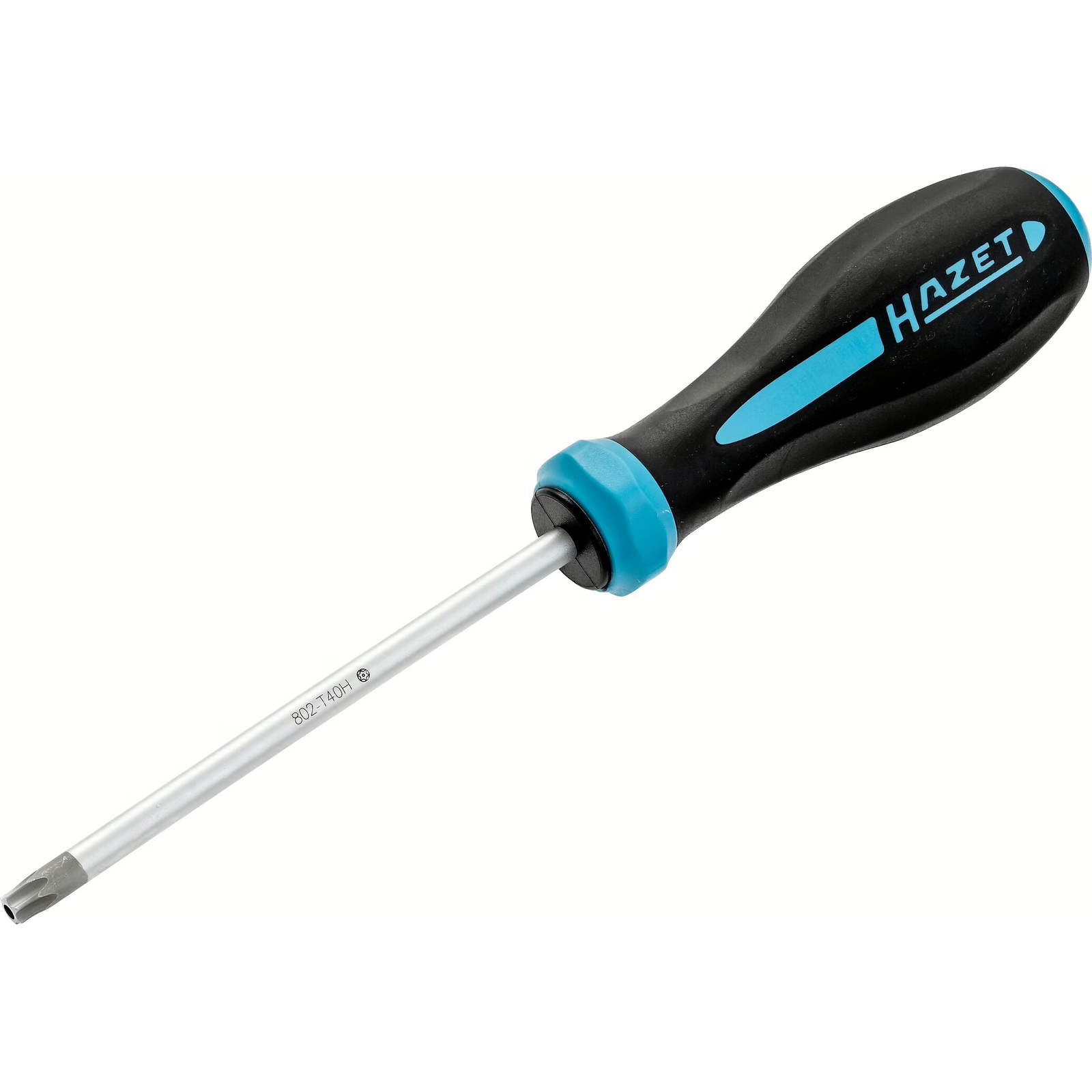 Tournevis TORX tamper résistant T40H manche 3 composants antidérapant HAZET - 802-T40H