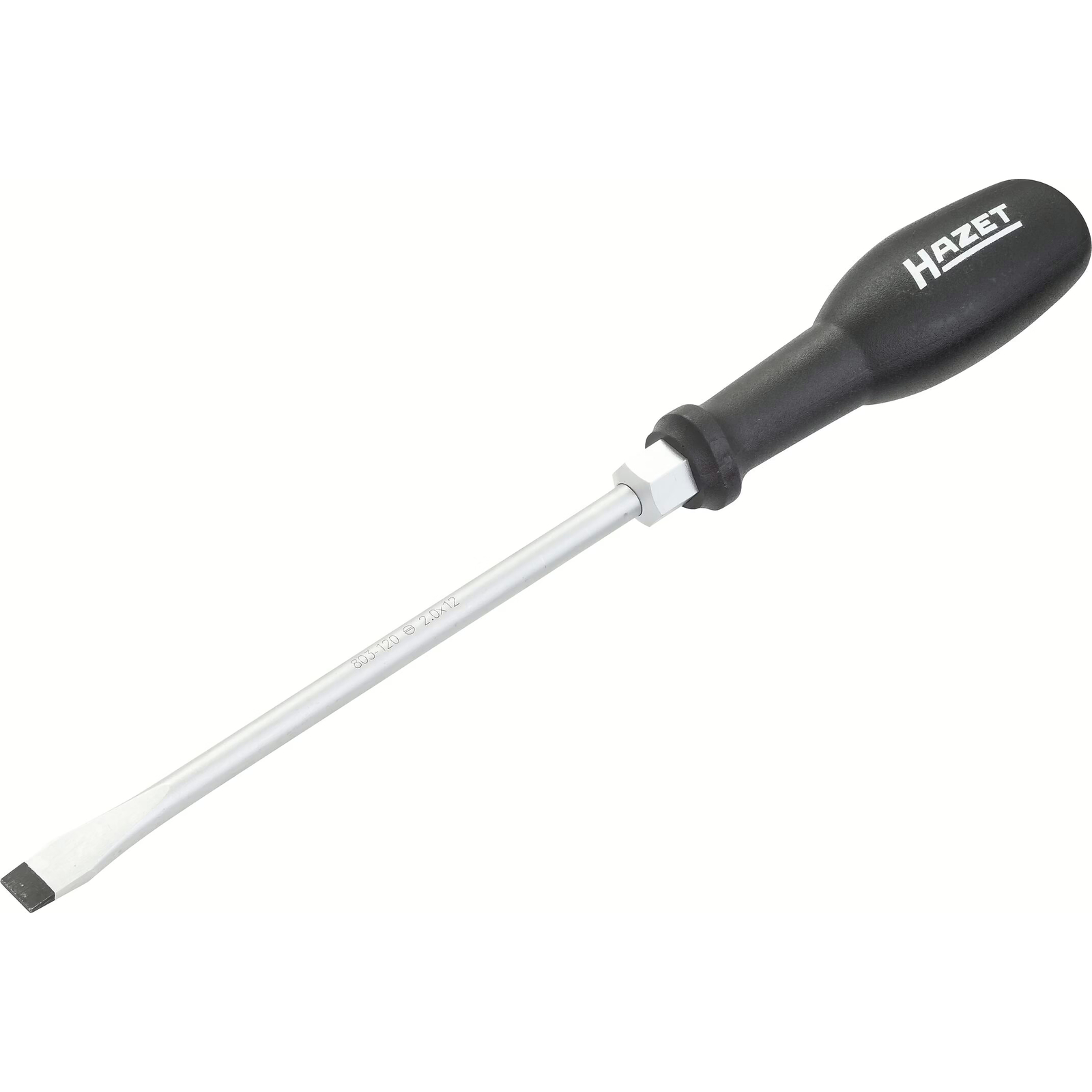 Tournevis profil à fente 2 x 12 mm lame ronde manche trinamic ergonomique HAZET - 803-120