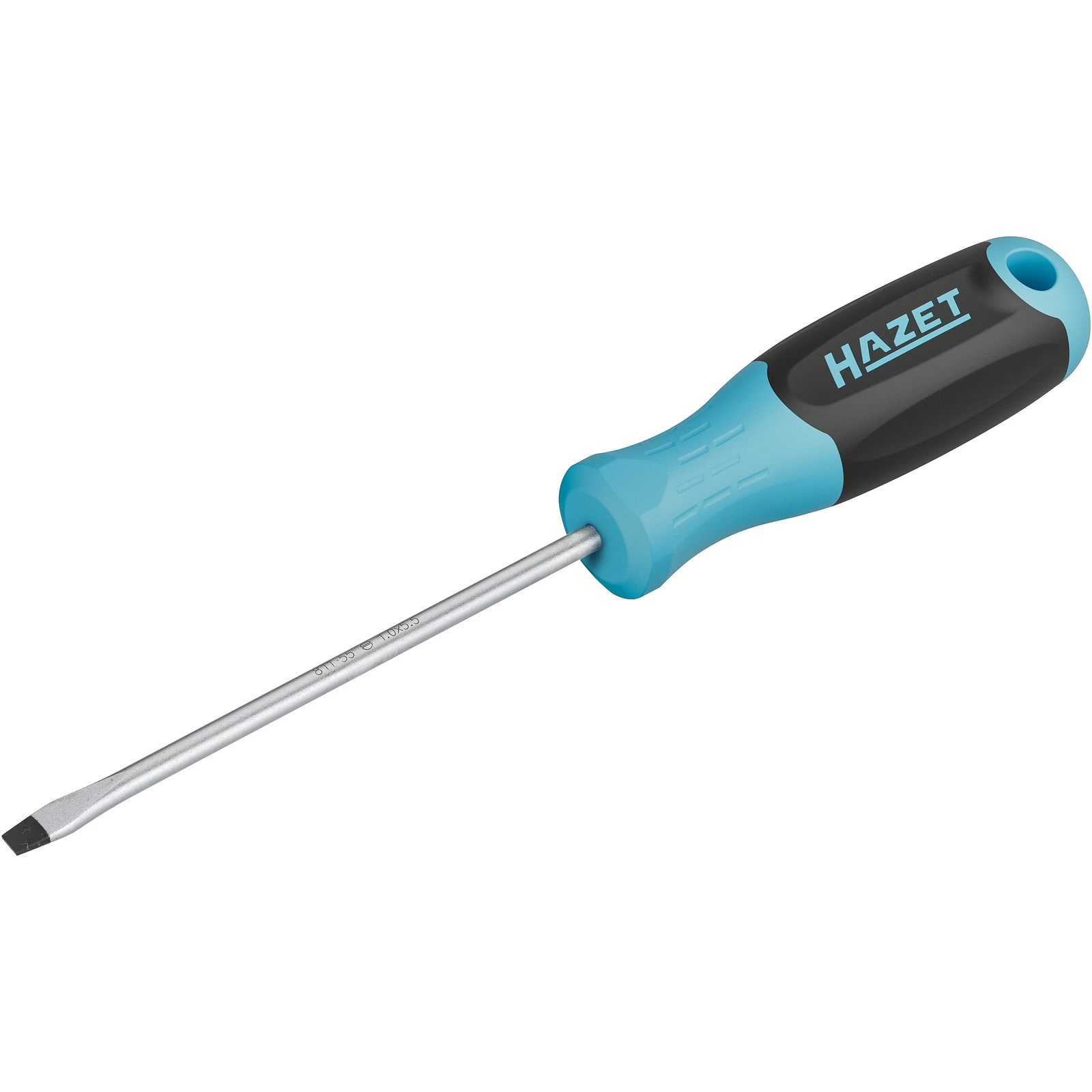 Tournevis fente 1 x 5,5 mm lame ronde manche 3 composants antidérapant HAZET - 811-55