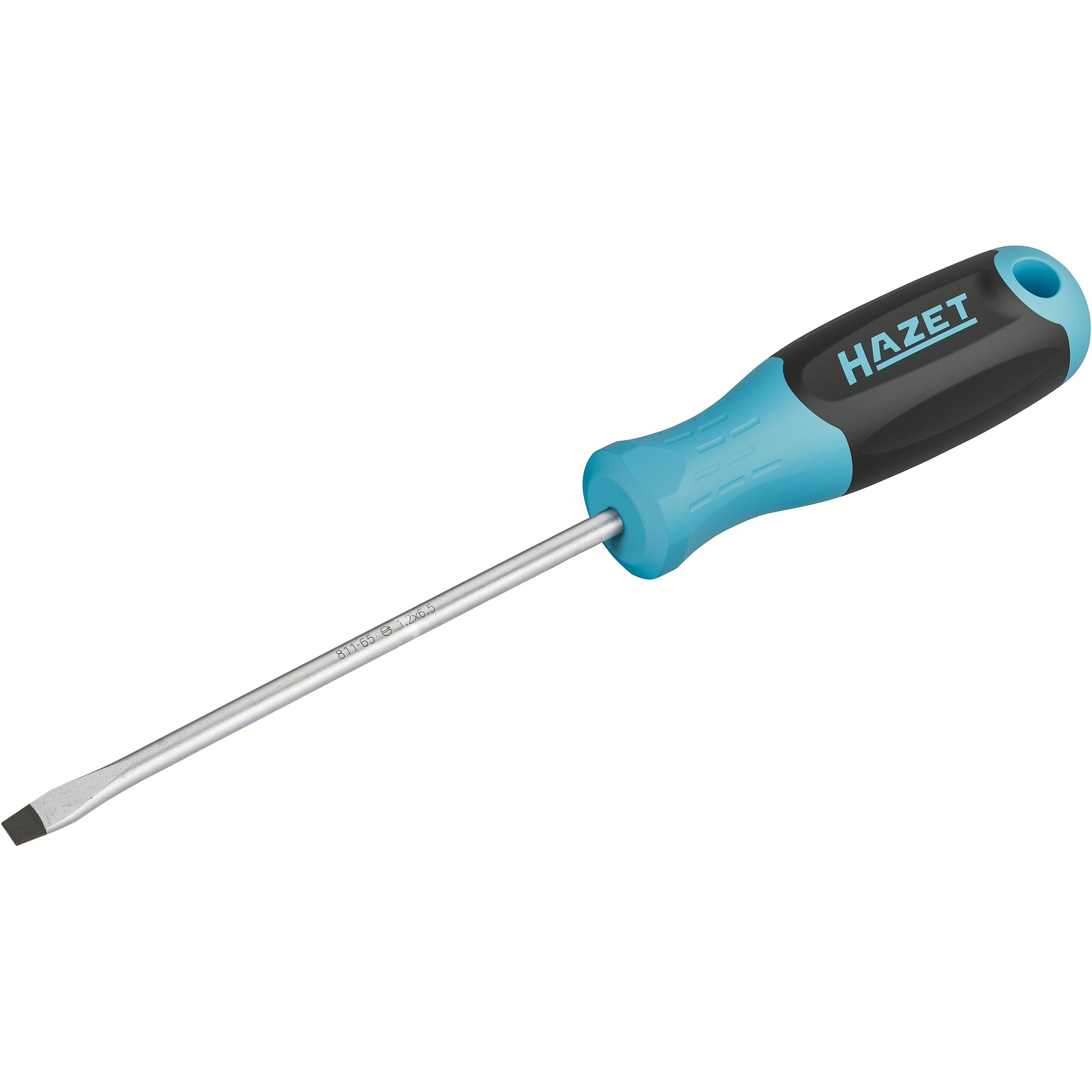 Tournevis fente 1,2 x 6,5 mm lame ronde manche 3 composants antidérapant HAZET - 811-65