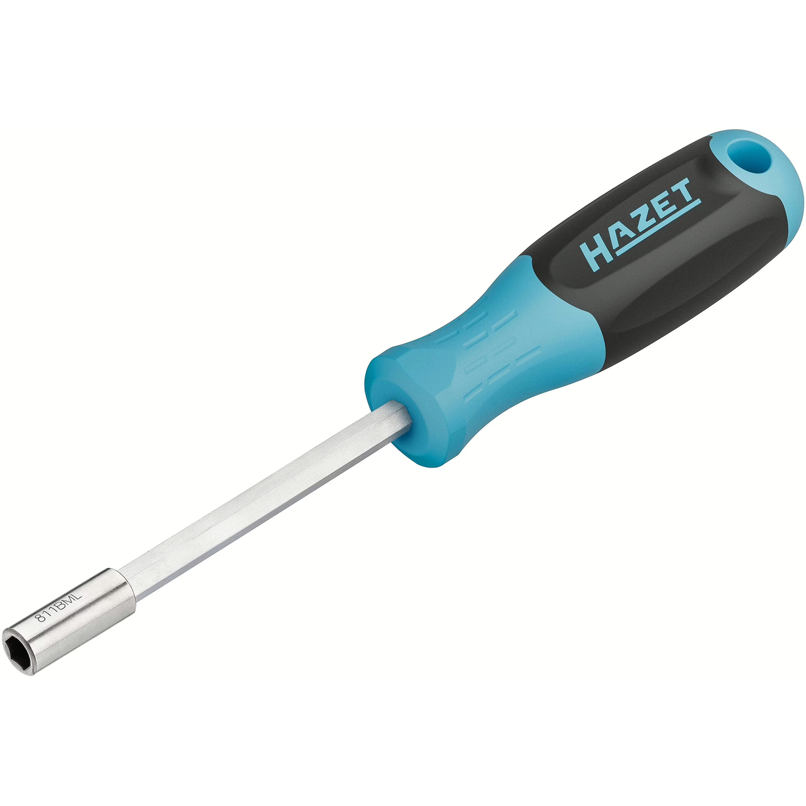 Porte-embouts hexagone creux 1/4 pouce 210 mm manche antidérapant aimanté HAZET - 811BML