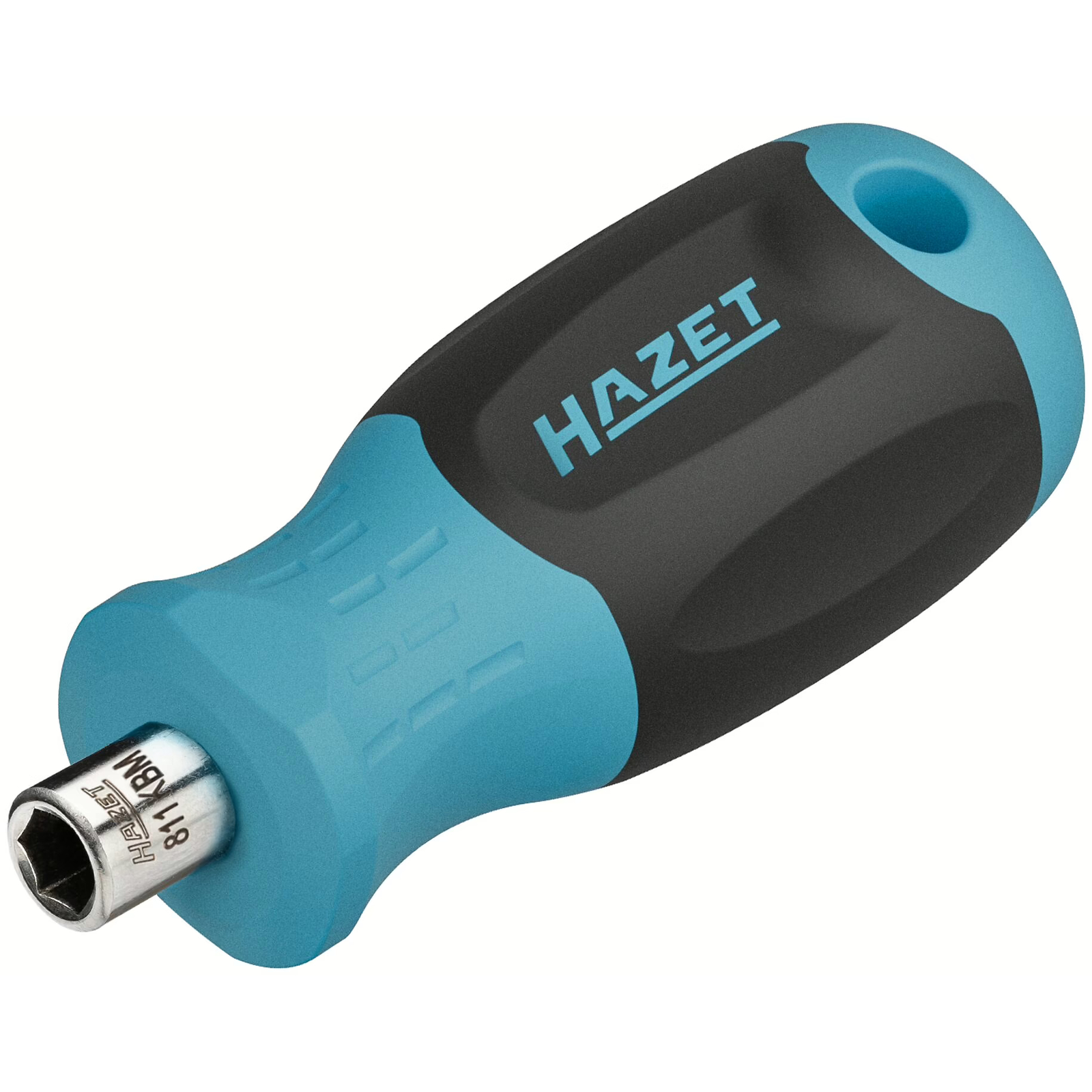 Porte-embouts hexagone creux 1/4 pouce 70 mm aimant manche 3 composants antidérapant HAZET - 811KBM