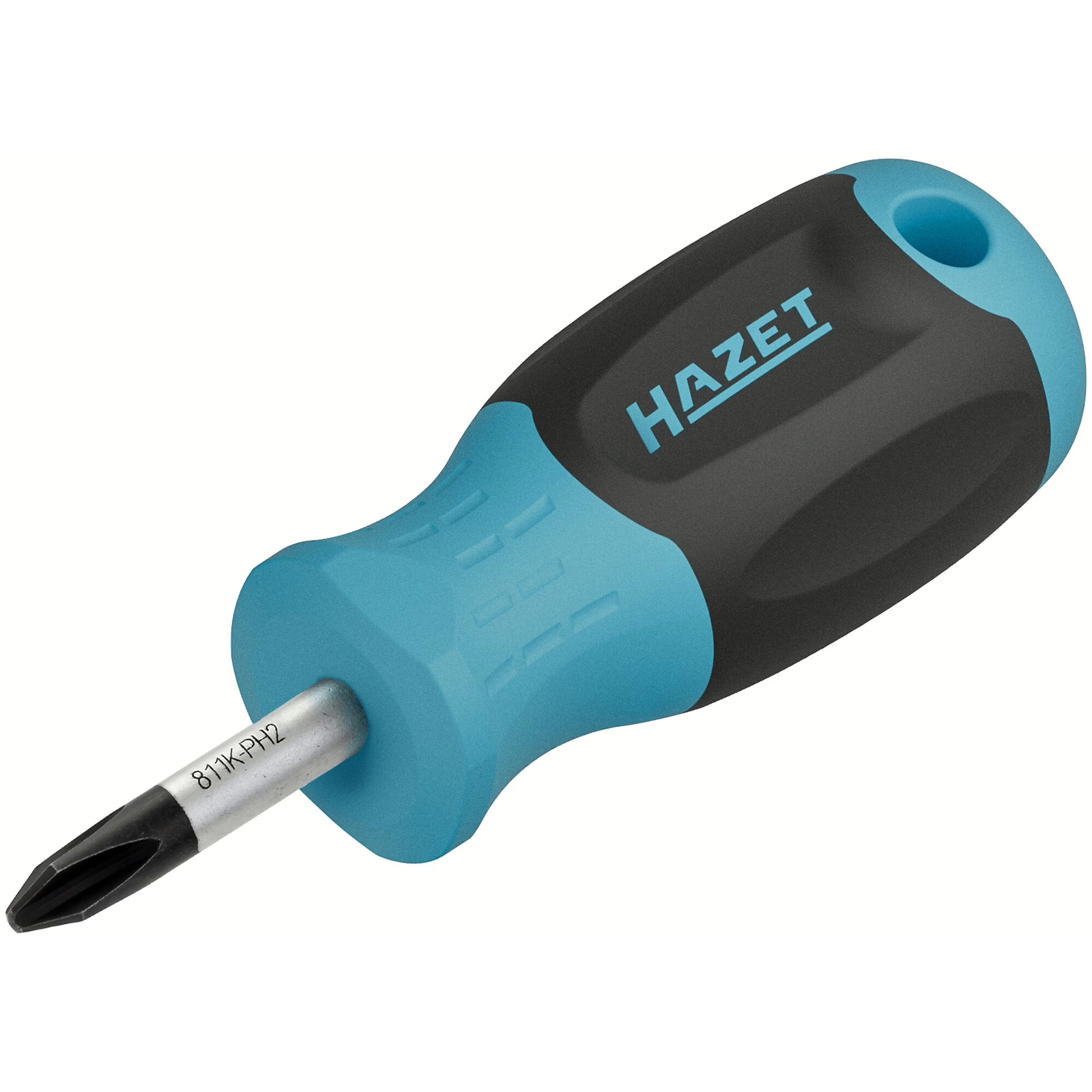 Tournevis Phillips PH2 lame ronde 89 mm manche antidérapant 3 composants HAZET - 811K-PH2