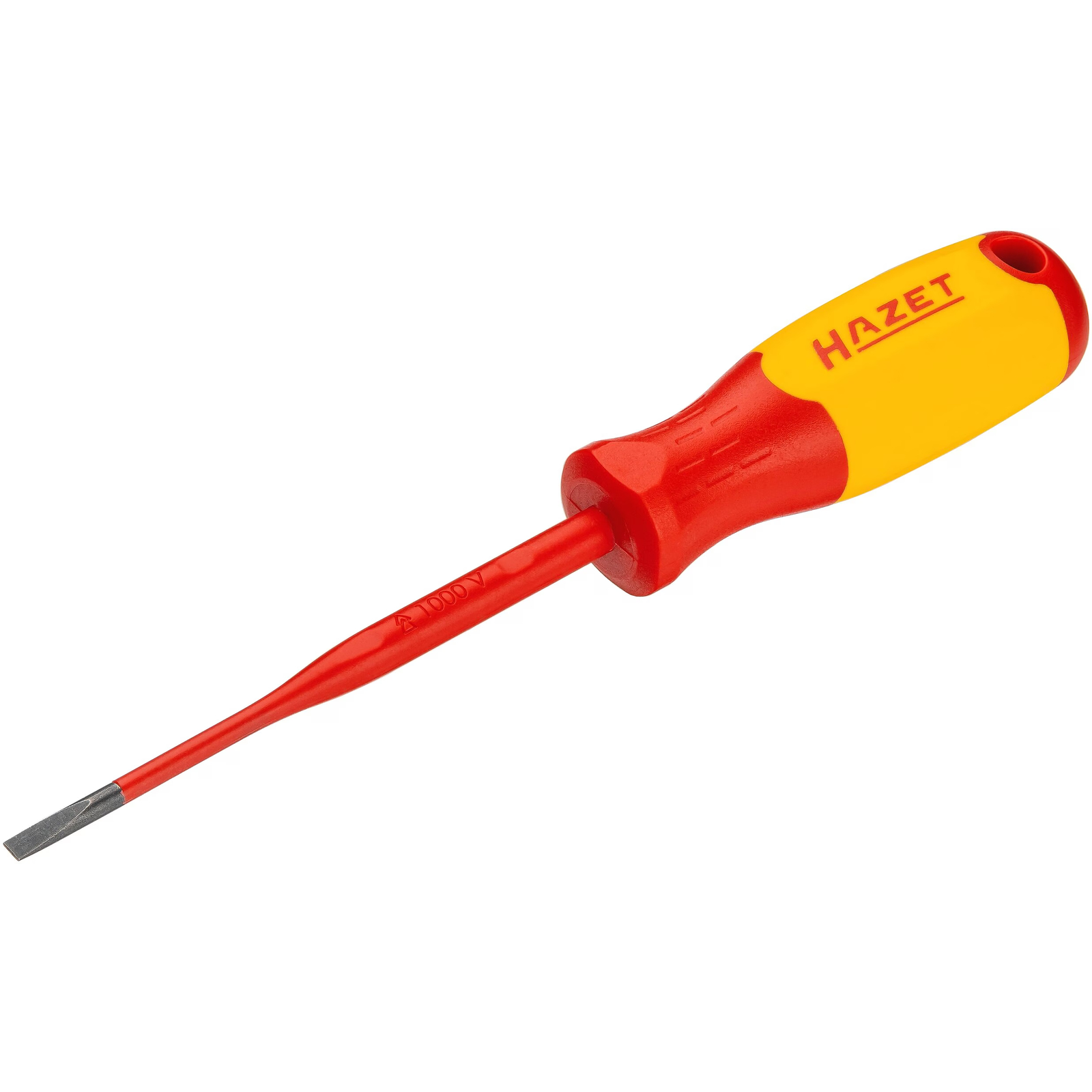 Tournevis d'électricien lame slim 0,6 x 3,5 mm avec isolation poignée 3 composants HAZET - 811KV-35