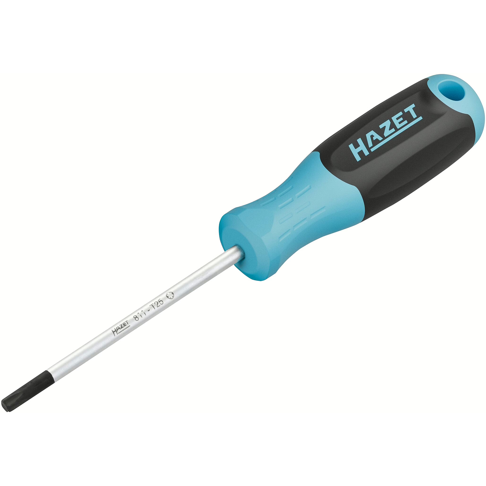 Tournevis TORX intérieur T25 lame ronde manche 3 composants antidérapant HAZET - 811-T25
