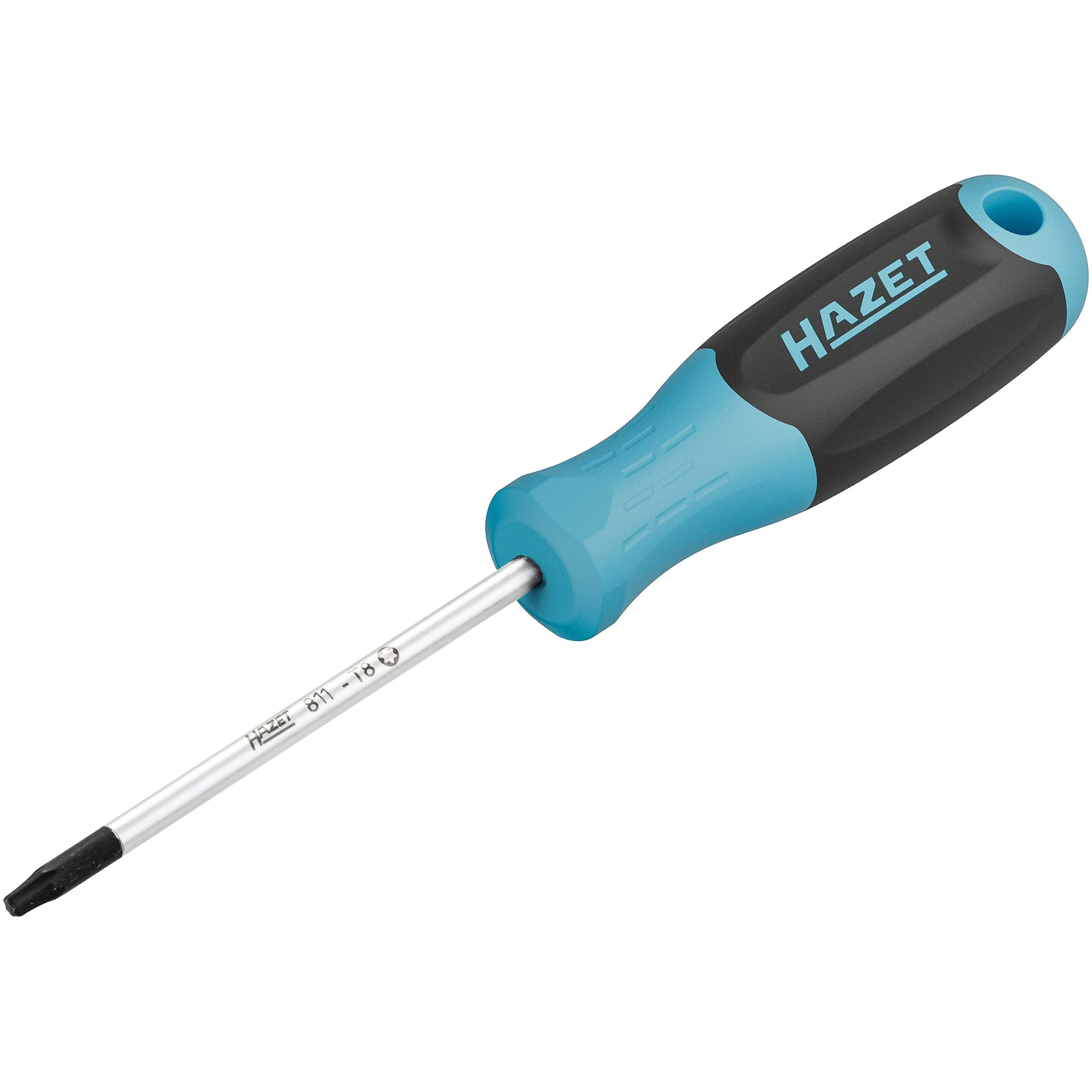 Tournevis profil TORX intérieur taille T8 manche 3 composants antidérapant HAZET - 811-T8