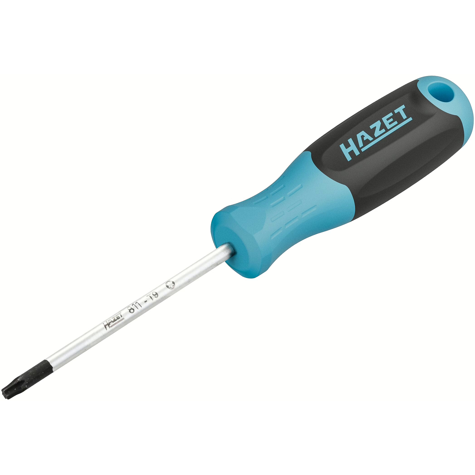 Tournevis TORX intérieur T9 manche 3 composants antidérapant avec trou HAZET - 811-T9