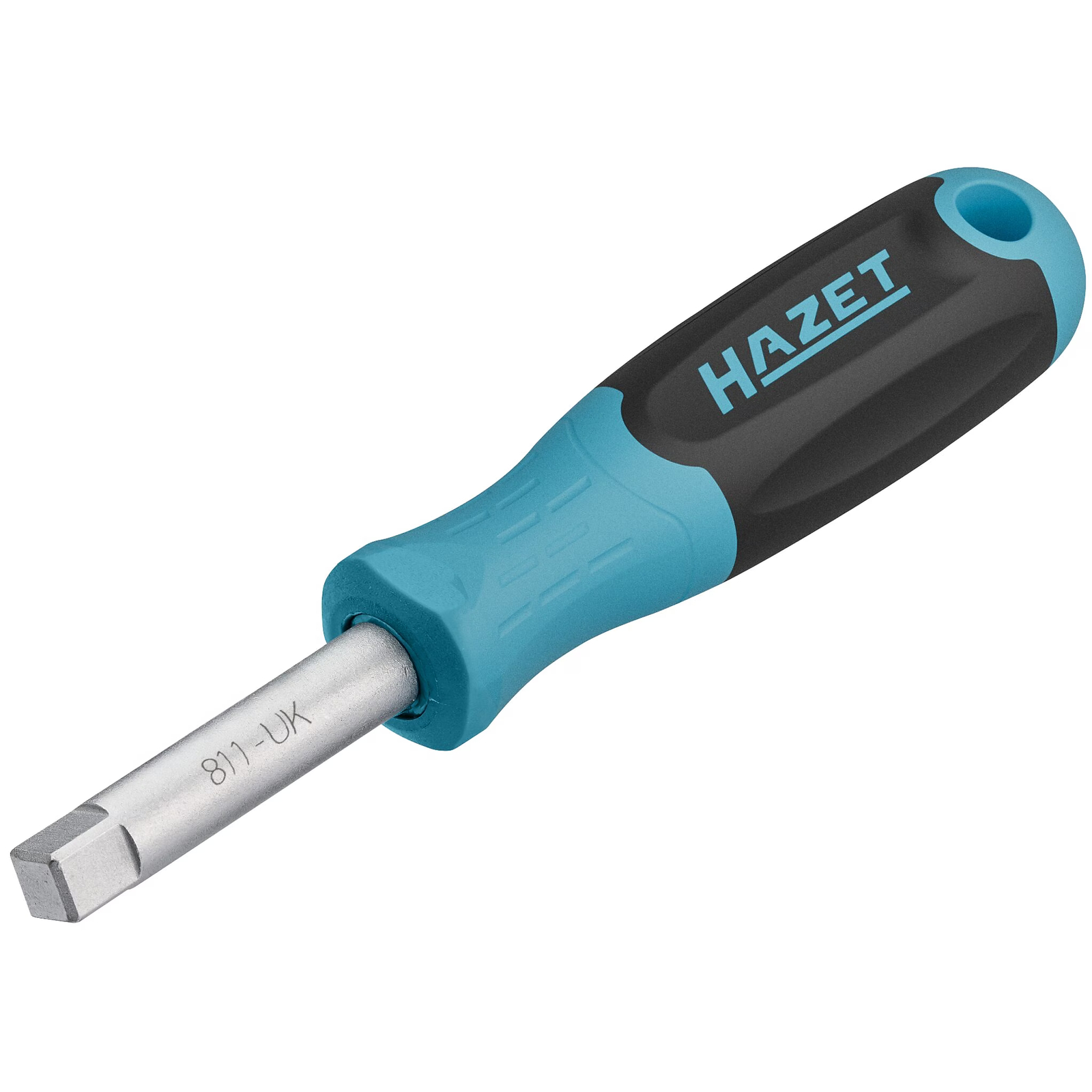 Porte-douille manche antidérapant 110 mm carré massif 1/4 pouce HAZET - 811-UK