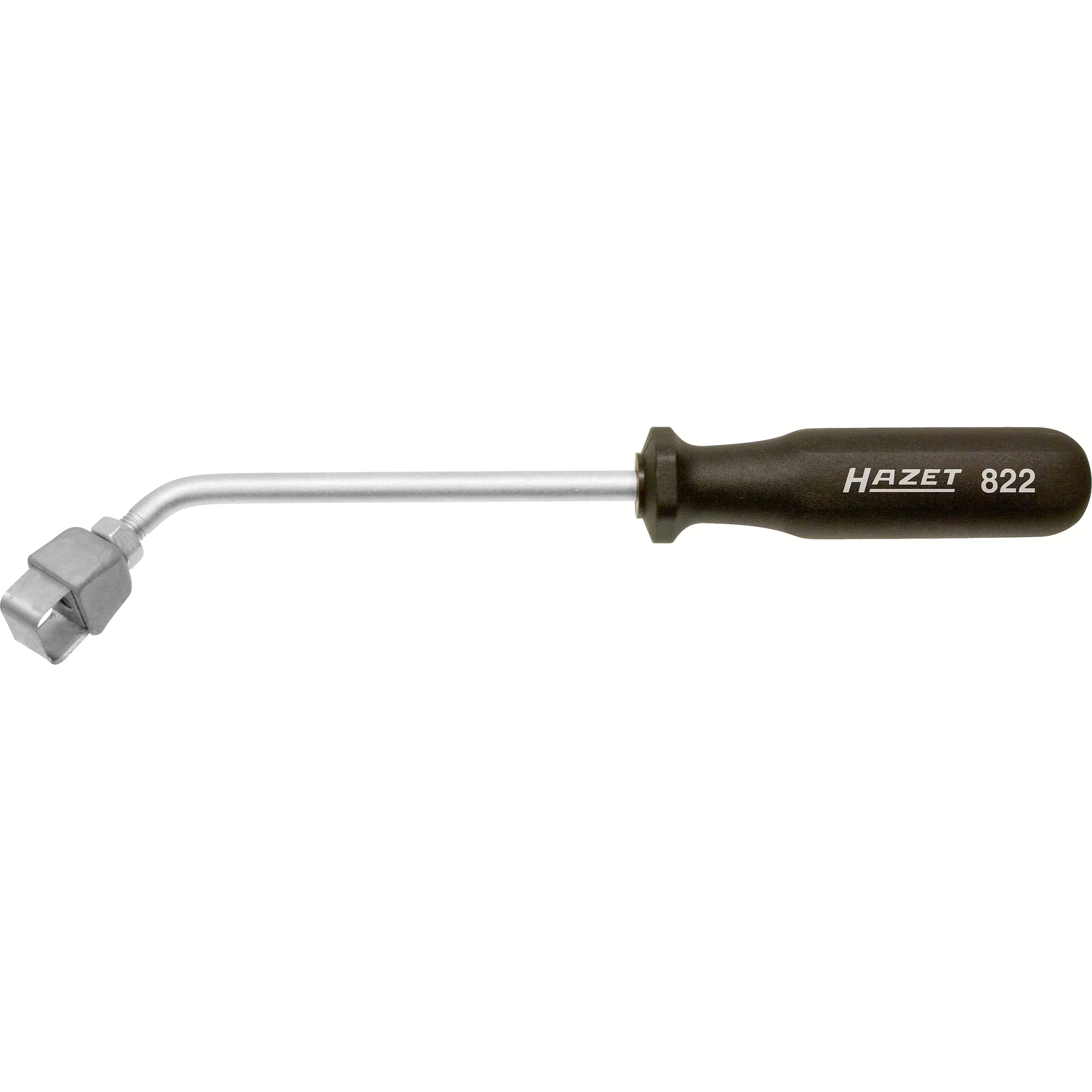 Grattoir coudé 260 x 20 mm lame bimétal HSS chromée HAZET - 822
