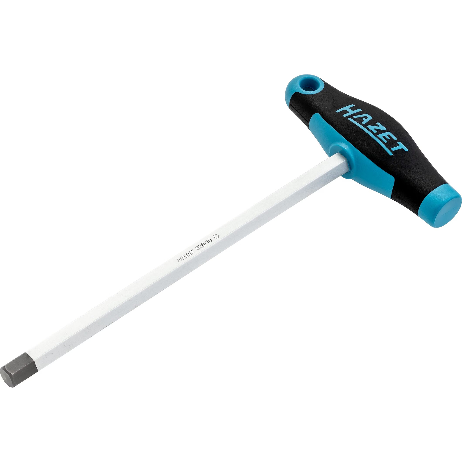 Tournevis manche en T bimatière profil six pans intérieurs 10 mm HAZET - 828-10