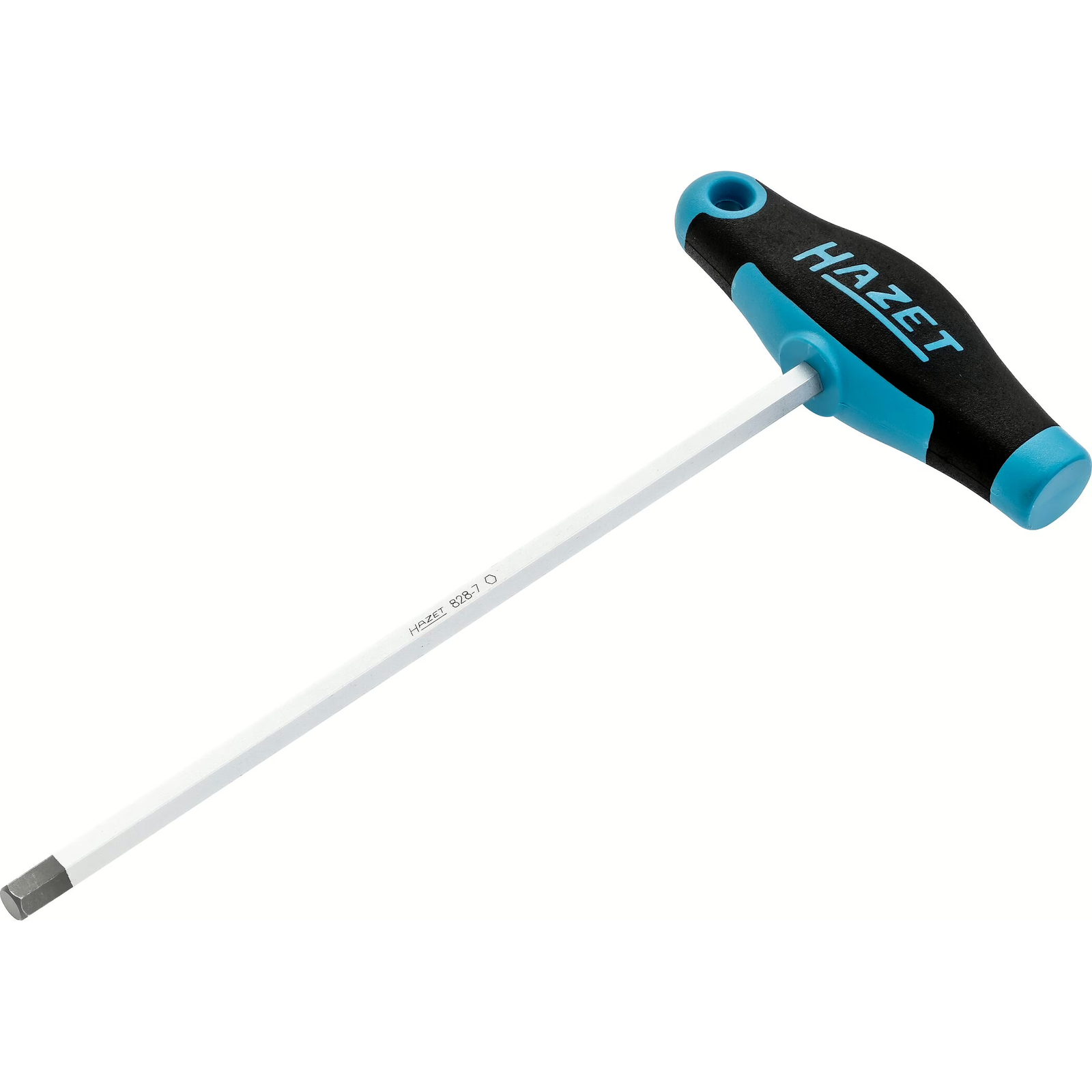 Outil réglage phares 7 mm profil six pans intérieurs manche T bimatière HAZET - 828-7