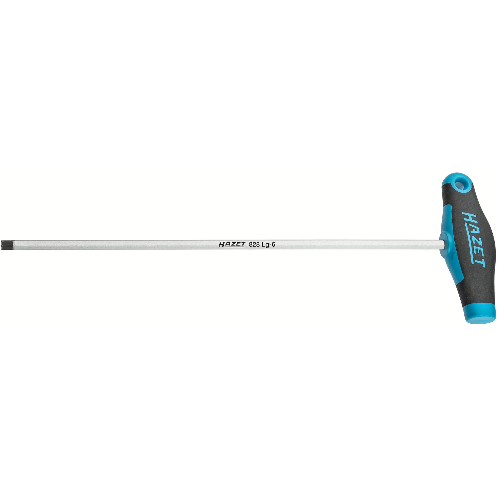 Outil réglage phares tournevis hexagonal 6 mm extra-long manche T bimatière HAZET - 828LG-6