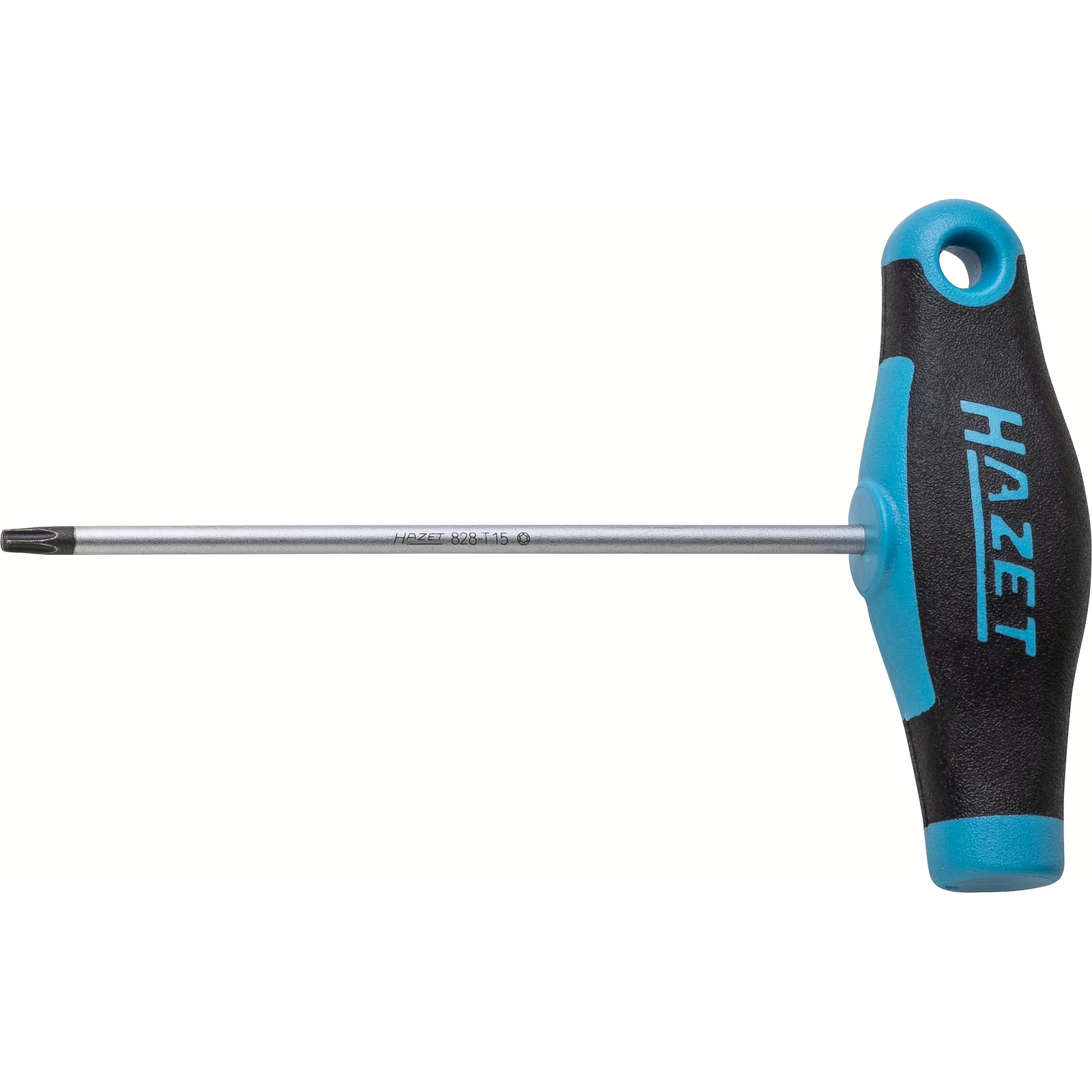 Tournevis manche en T bimatière profil TORX intérieur T15 126 mm HAZET - 828-T15