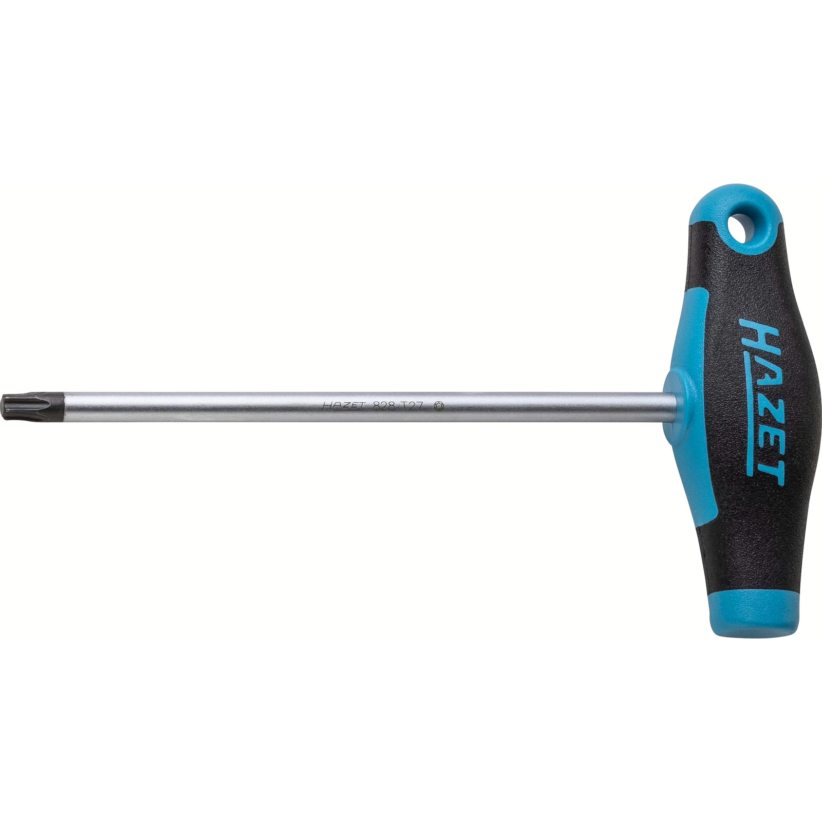 Tournevis manche en T bimatière profil TORX T27 lame ronde 146 mm HAZET - 828-T27