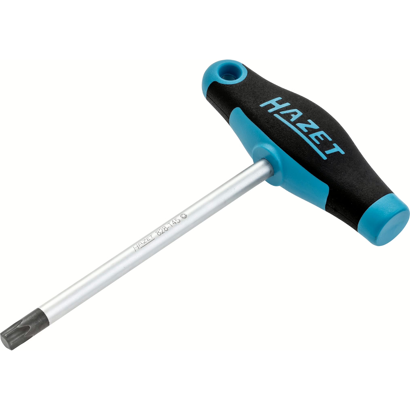 Tournevis manche en T bimatière profil TORX intérieur T45 164 mm HAZET - 828-T45