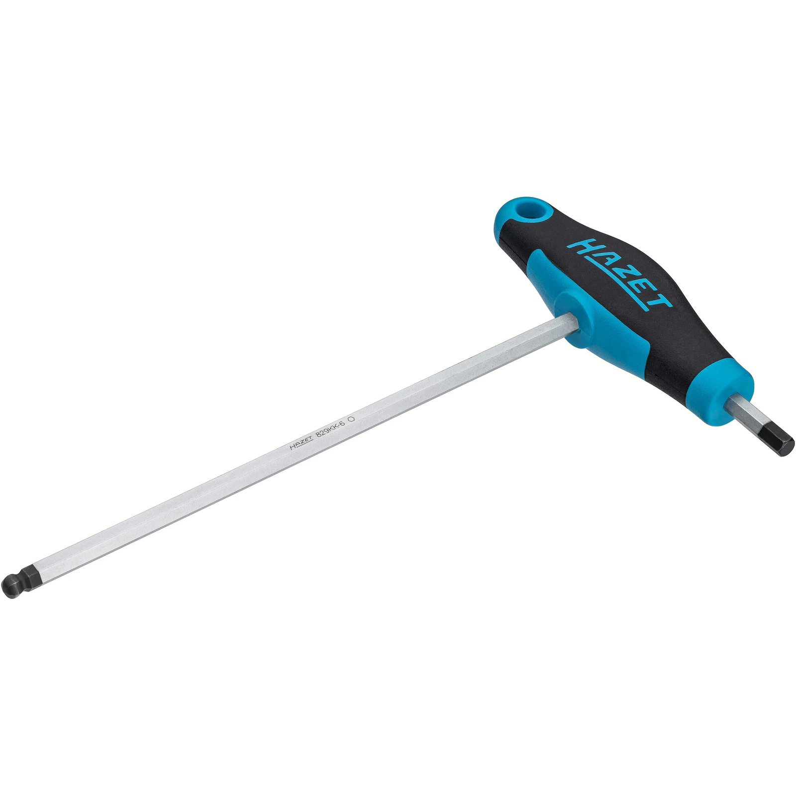 Tournevis manche en T bimatière profil six pans intérieurs 6 mm ergonomique HAZET - 829KK-6
