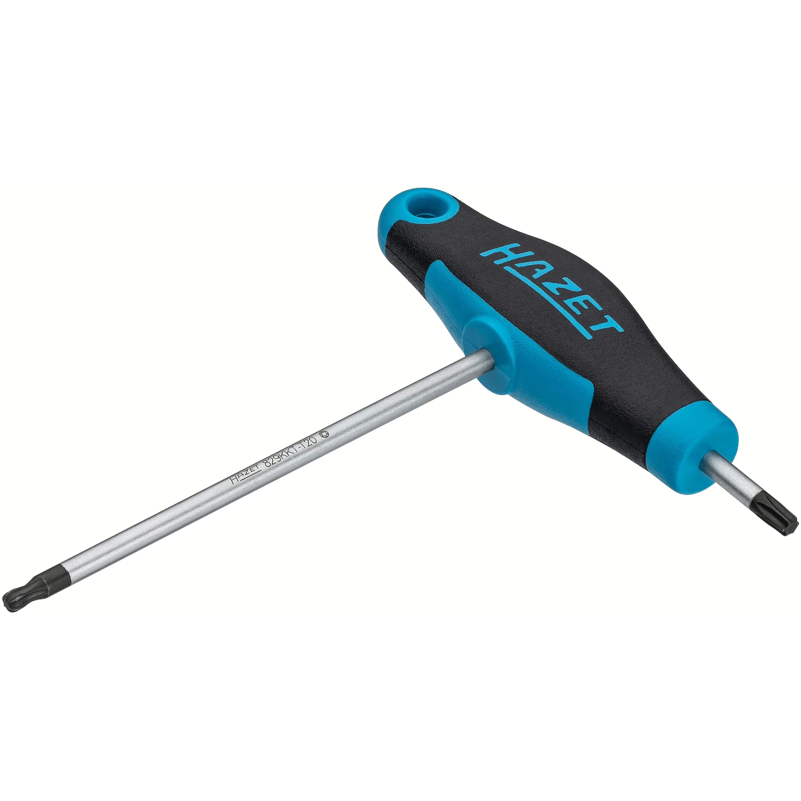 Tournevis manche en T bimatière profil TORX intérieur T20 126 mm HAZET - 829KKT-T20