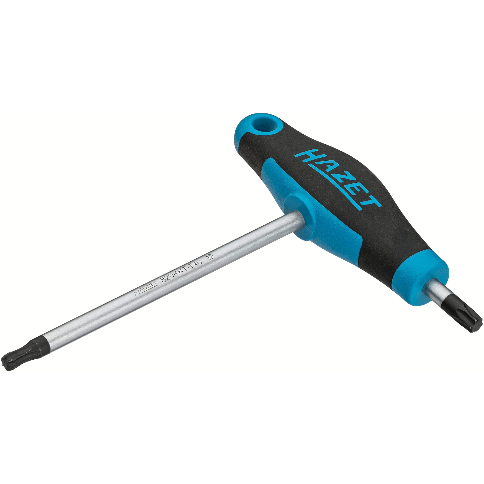 Tournevis manche en T bimatière profil TORX intérieur T40 164 mm HAZET - 829KKT-T40