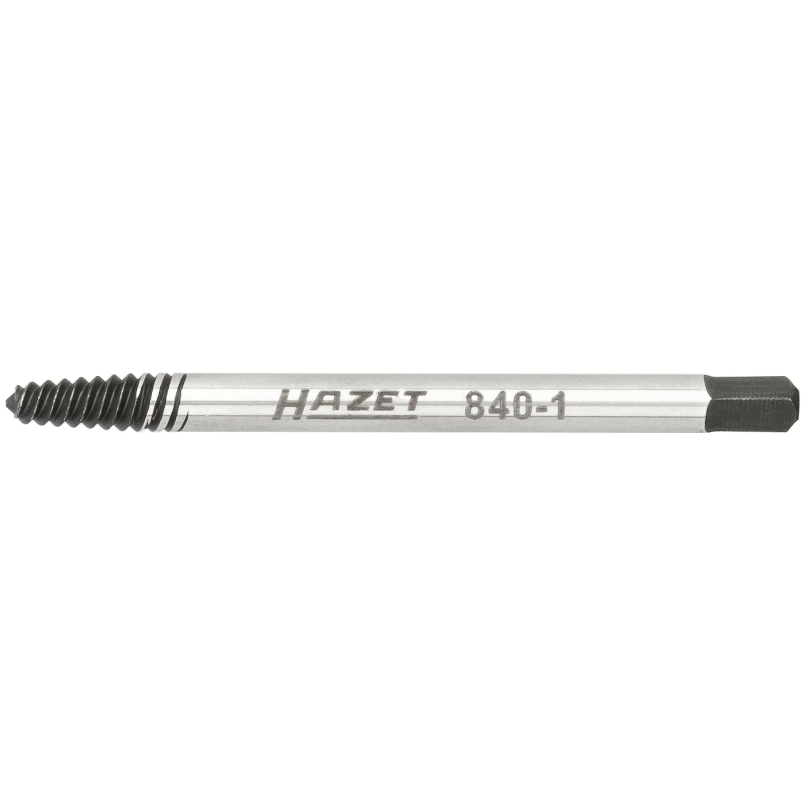 Extracteur de vis 2 mm poli 52 mm pour vis cassées filetage droit HAZET - 840-1