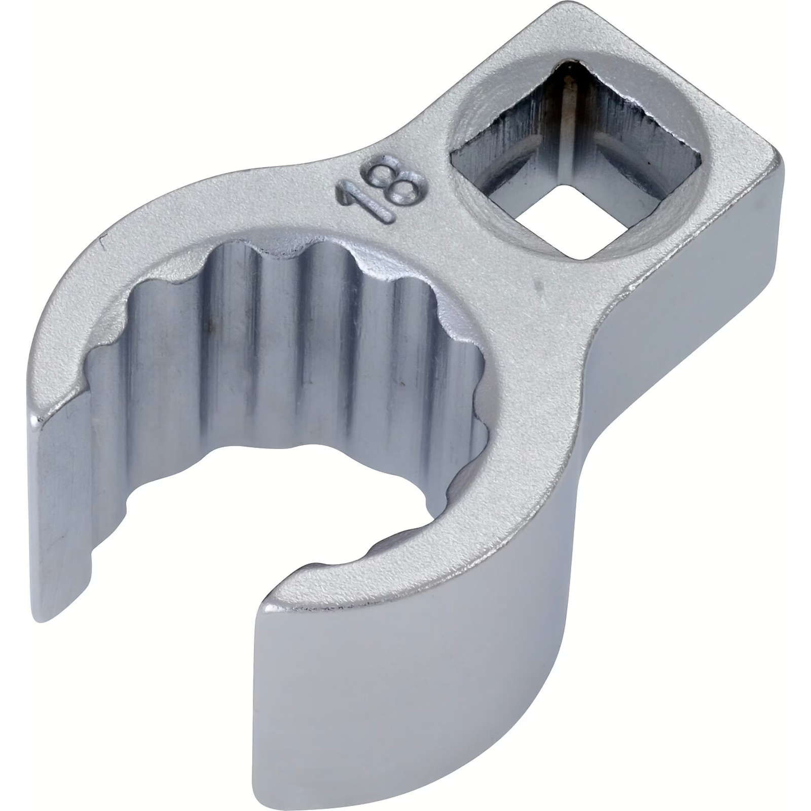 Clé polygonale ouverte 18 mm carré creux 3/8