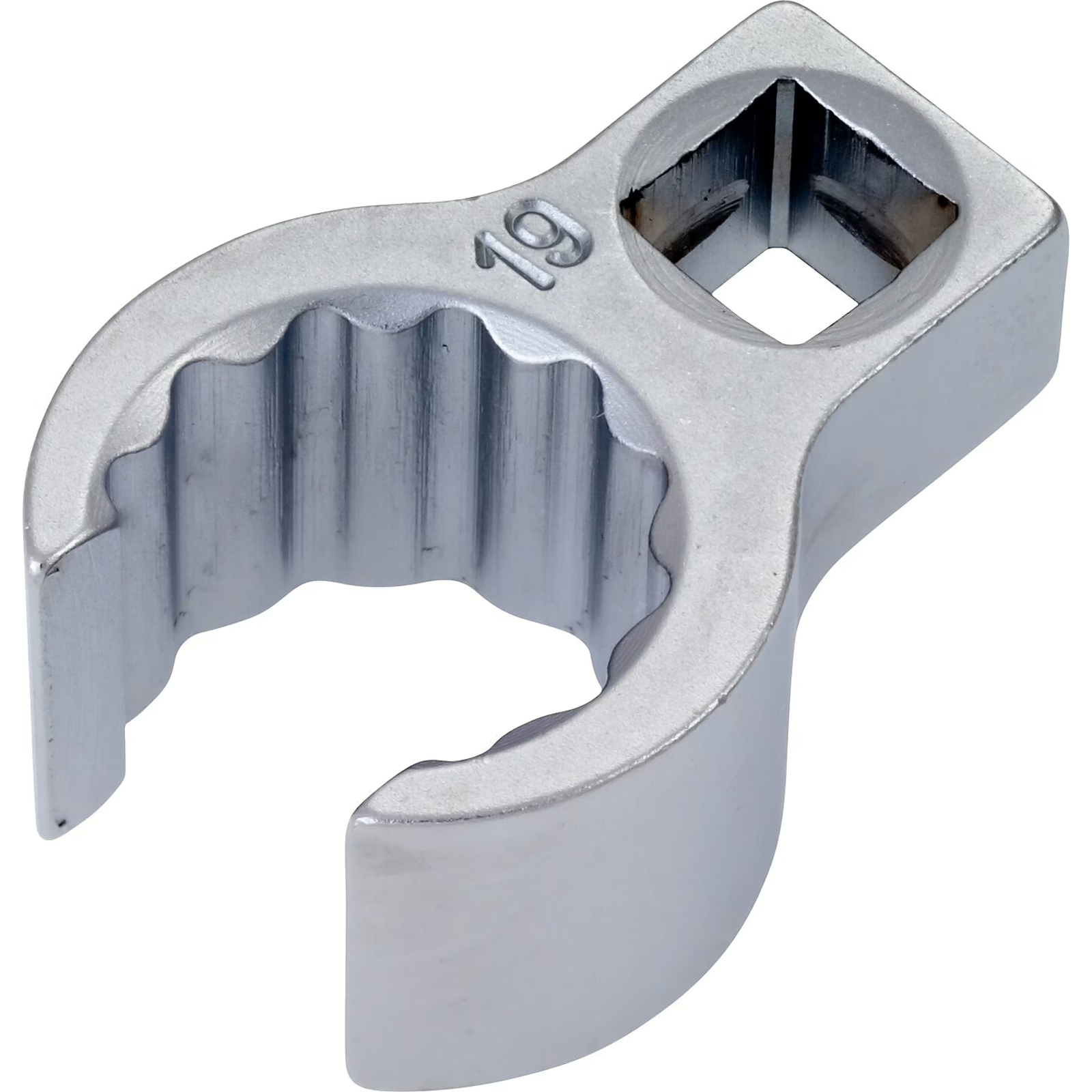Clé polygonale ouverte 19 mm carré creux 3/8