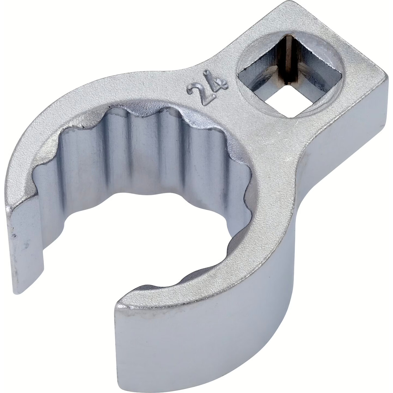 Clé polygonale ouverte 24 mm carré creux 3/8