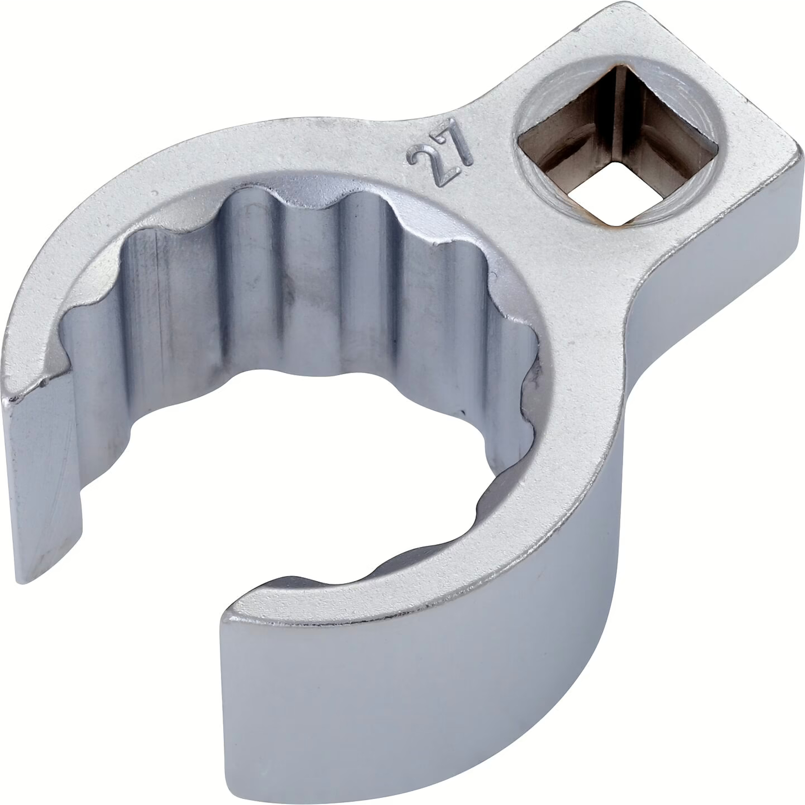 Clé polygonale ouverte 27 mm carré creux 3/8