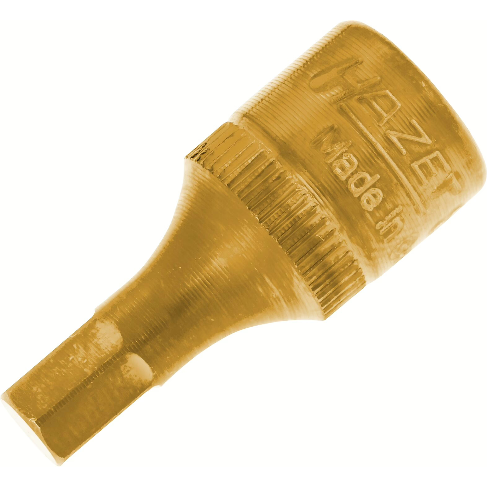 Douille mâle 5 mm carré creux 1/4 pouce profil six pans intérieurs revêtement TiN HAZET - 8501-5