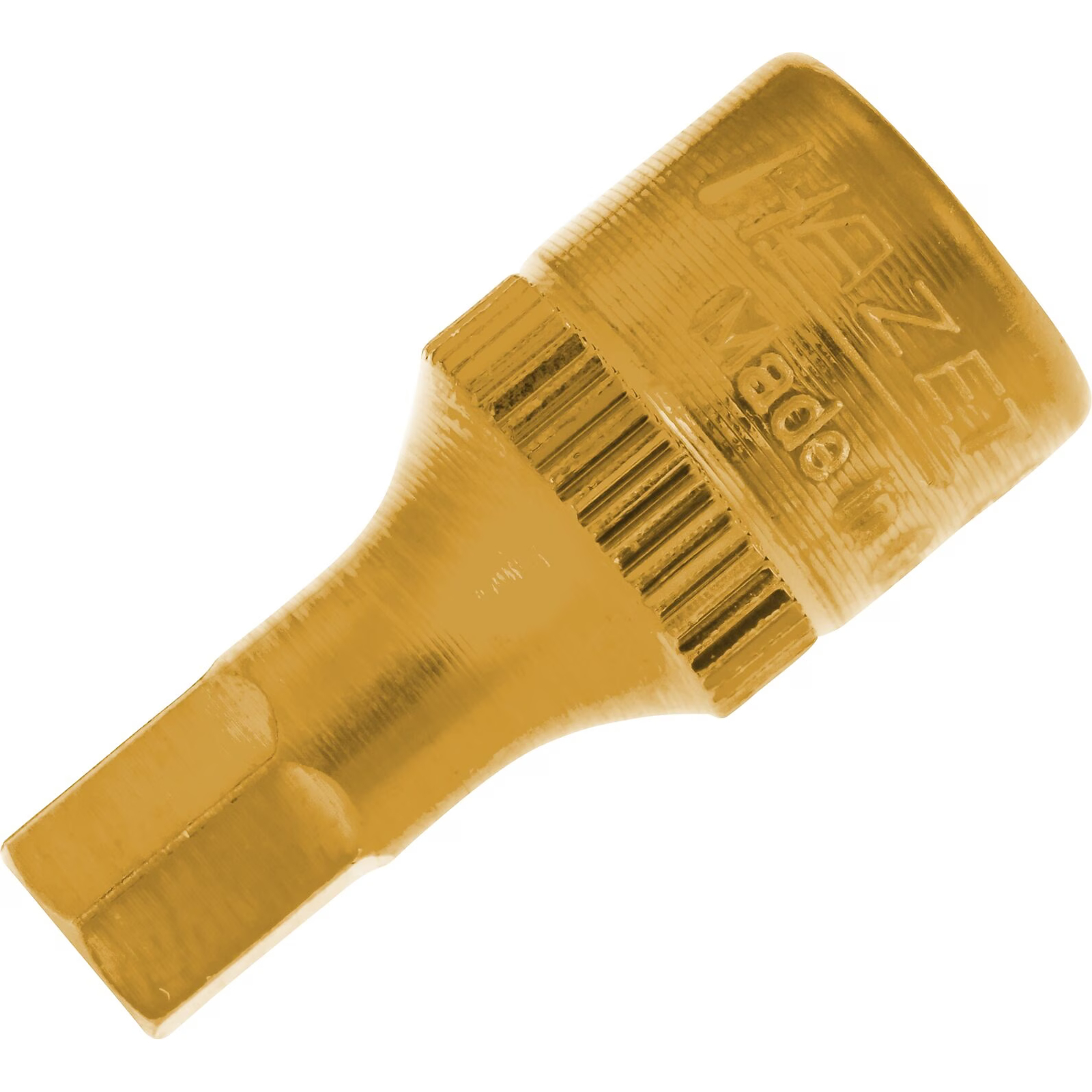 Douille mâle 6 mm carré creux 1/4 pouce profil six pans intérieurs revêtement TiN HAZET - 8501-6