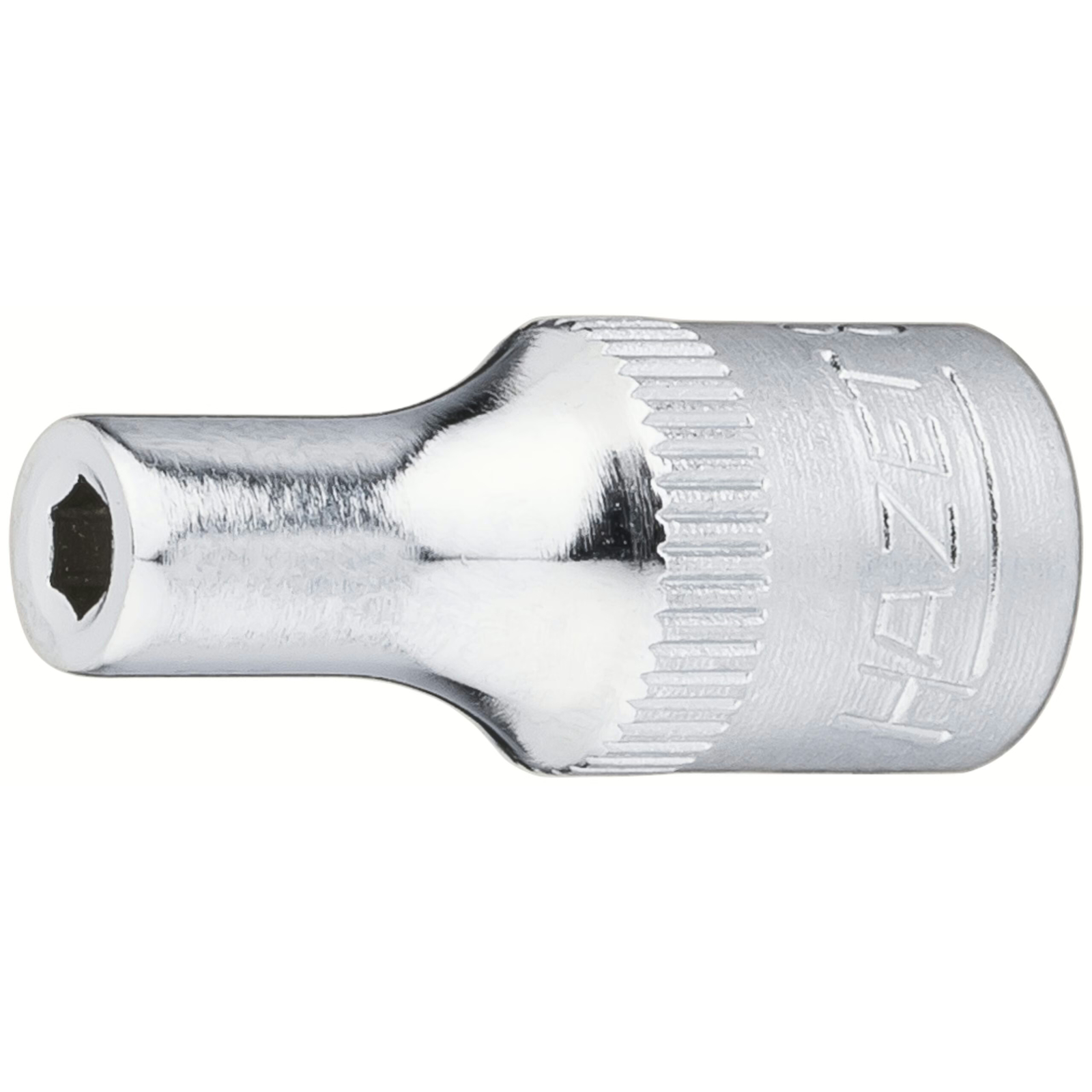 Douille 3 mm carré creux 1/4 pouce profil traction 6 pans avec moletage HAZET - 850-3
