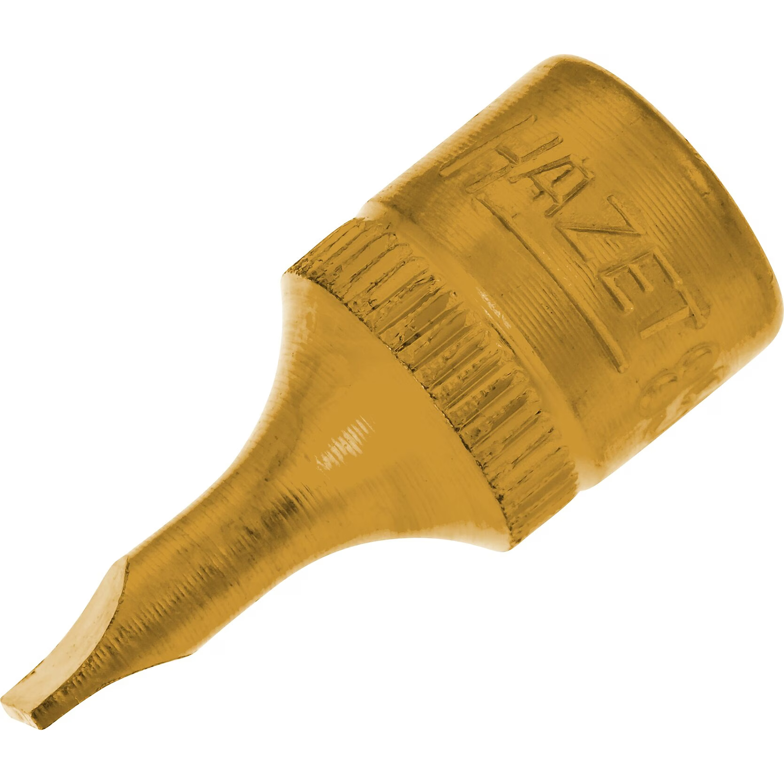 Douille mâle carré creux 1/4 pouce 0,8 x 4 mm profil à fente avec moletage HAZET - 8503-0.8X4