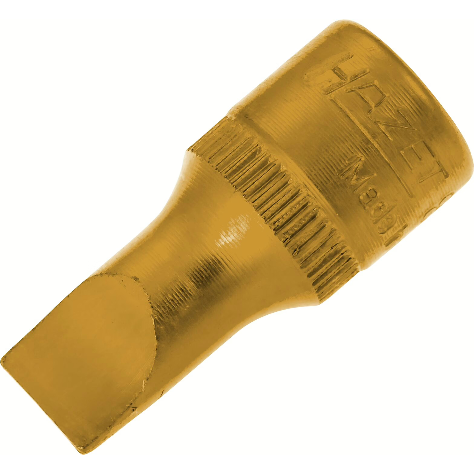 Douille mâle carré creux 1/4 pouce profil à fente 1,2 x 8 mm avec moletage HAZET - 8503-1.2X8