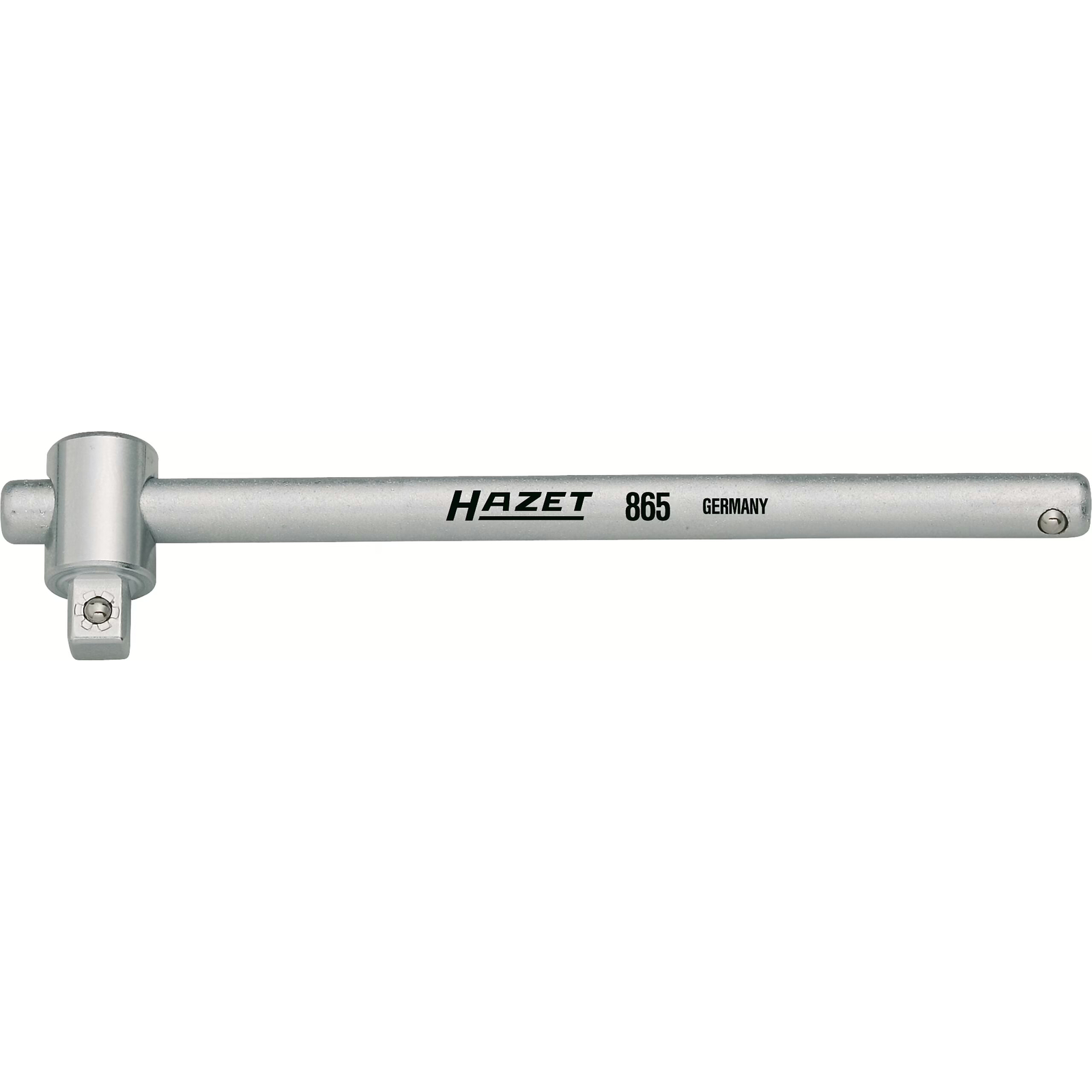 Poignée coulissante 115 mm carré massif 1/4 pouce avec bille de retenue HAZET - 865