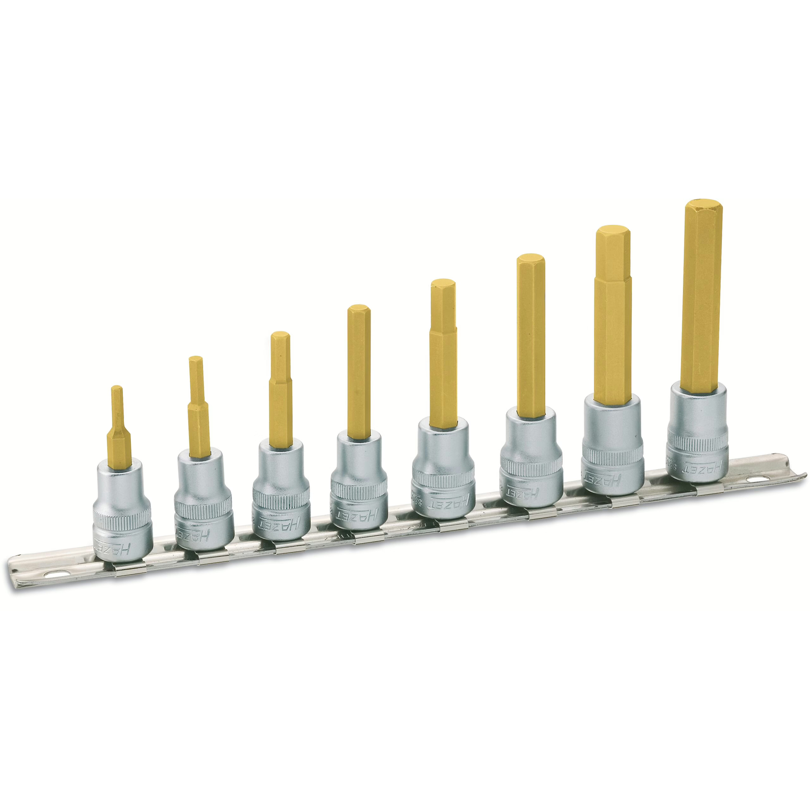 Jeu de douilles 3/8 pouce 10 mm six pans intérieurs 8 pièces 3–10 HAZET - 8801/8H