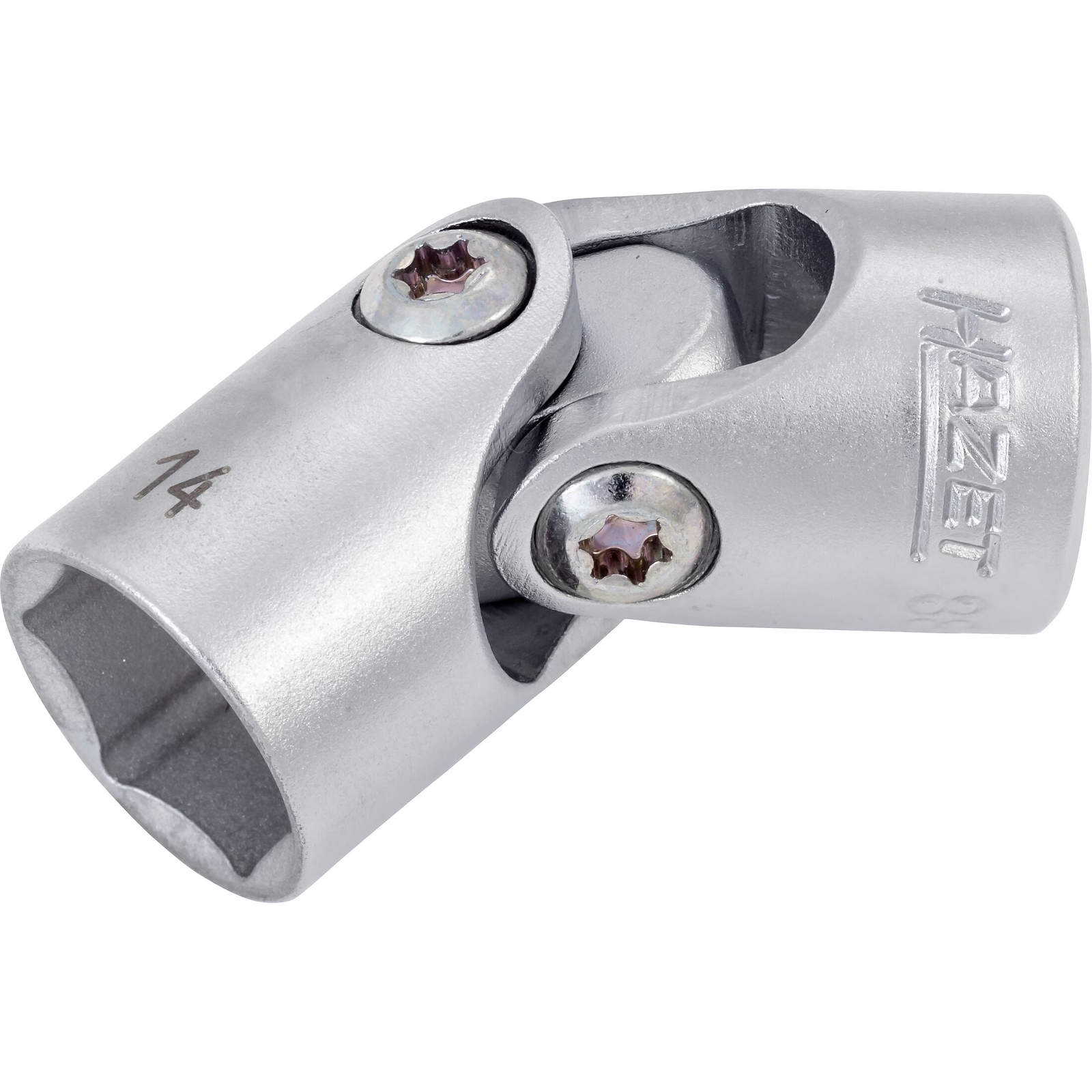 Douille articulée 14 mm carré creux 3/8" 6 pans avec cardan HAZET - 880G-14