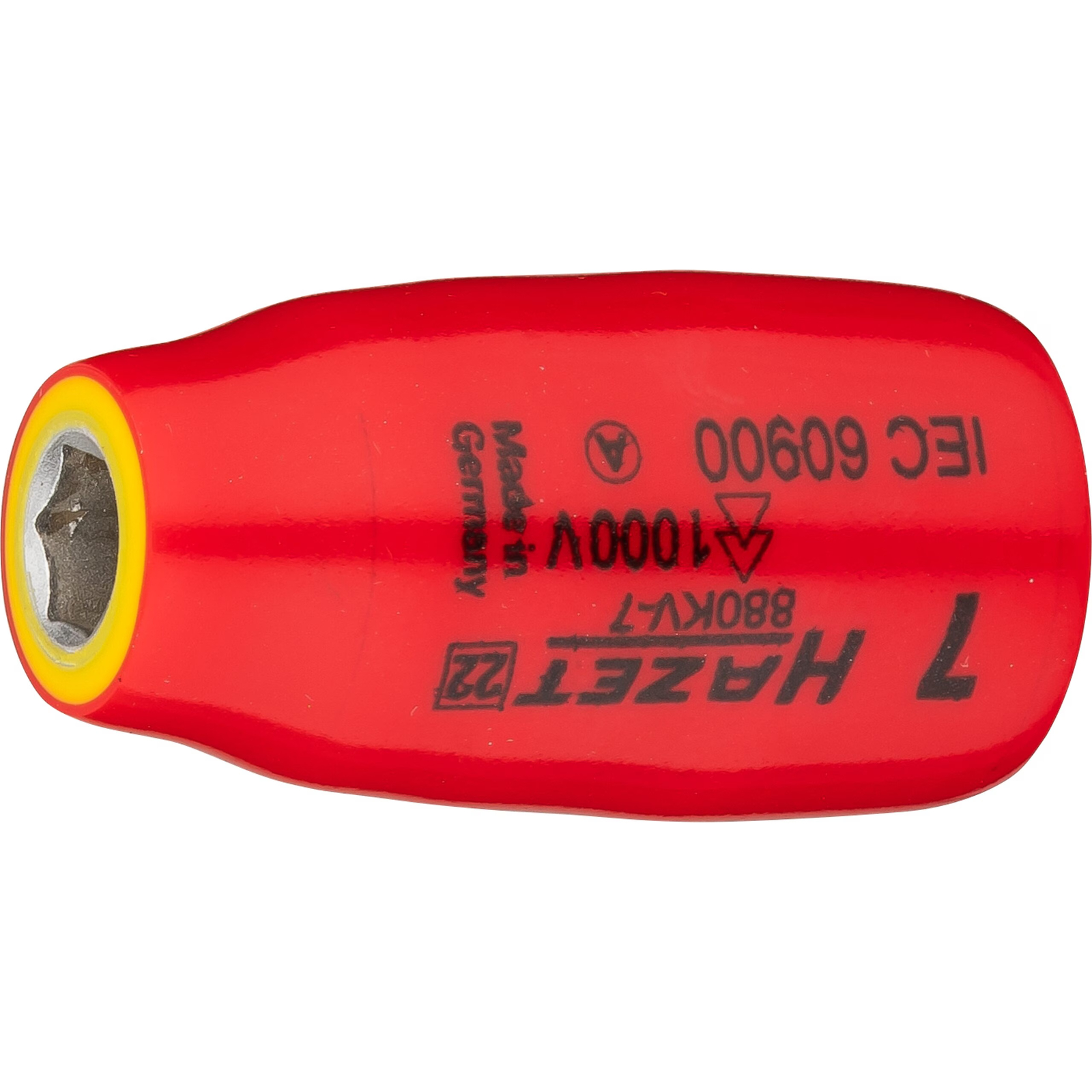 Douille isolée 7 mm carré creux 3/8