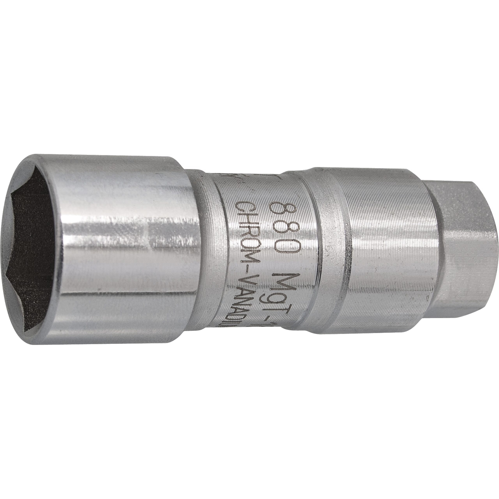 Douille à bougies 18 mm carré creux 3/8 pouce 6 pans extérieurs aimantée pour motos HAZET - 880MGT-18