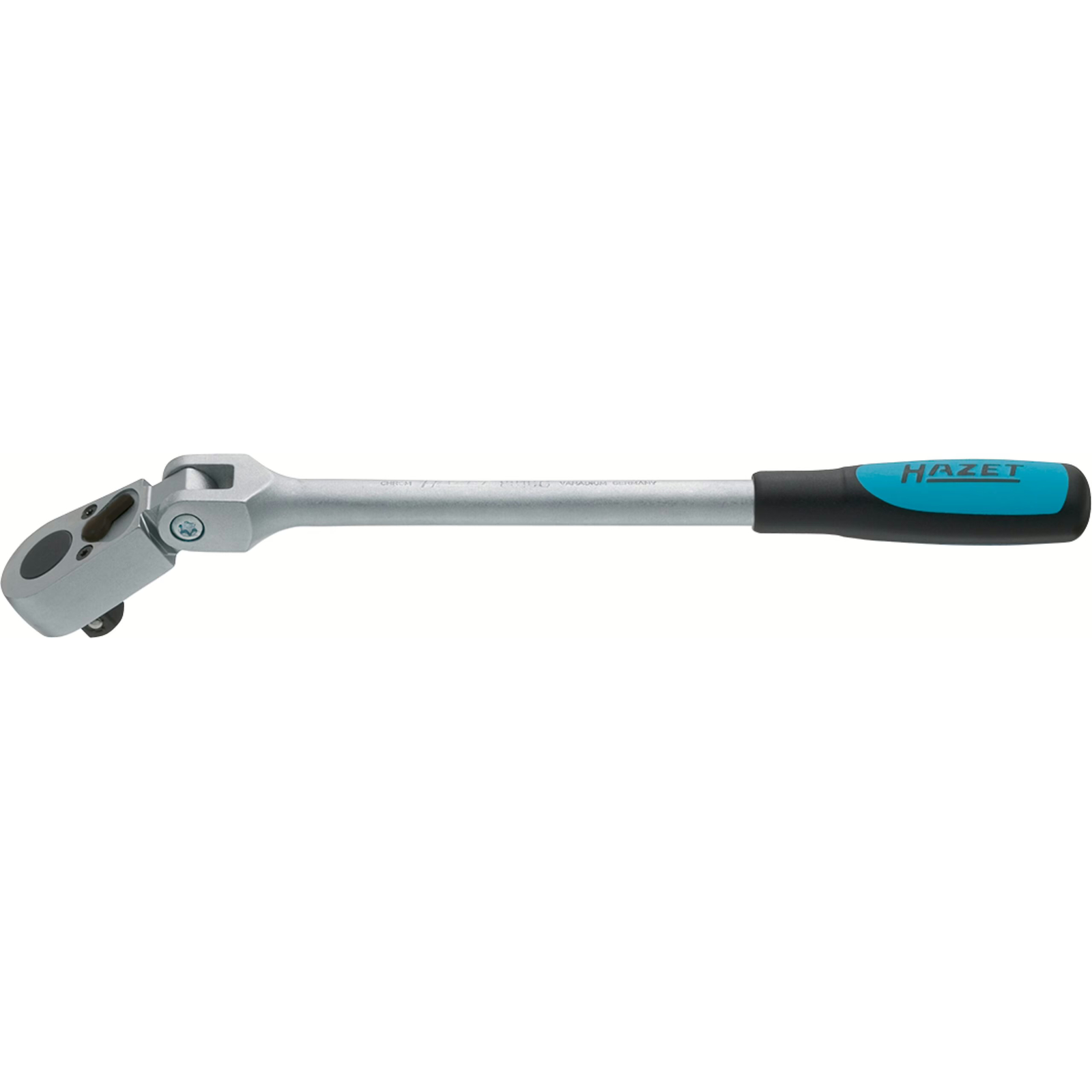 Cliquet réversible à cardan forme longue 3/8" 276 mm manche bimatière HAZET - 8816G