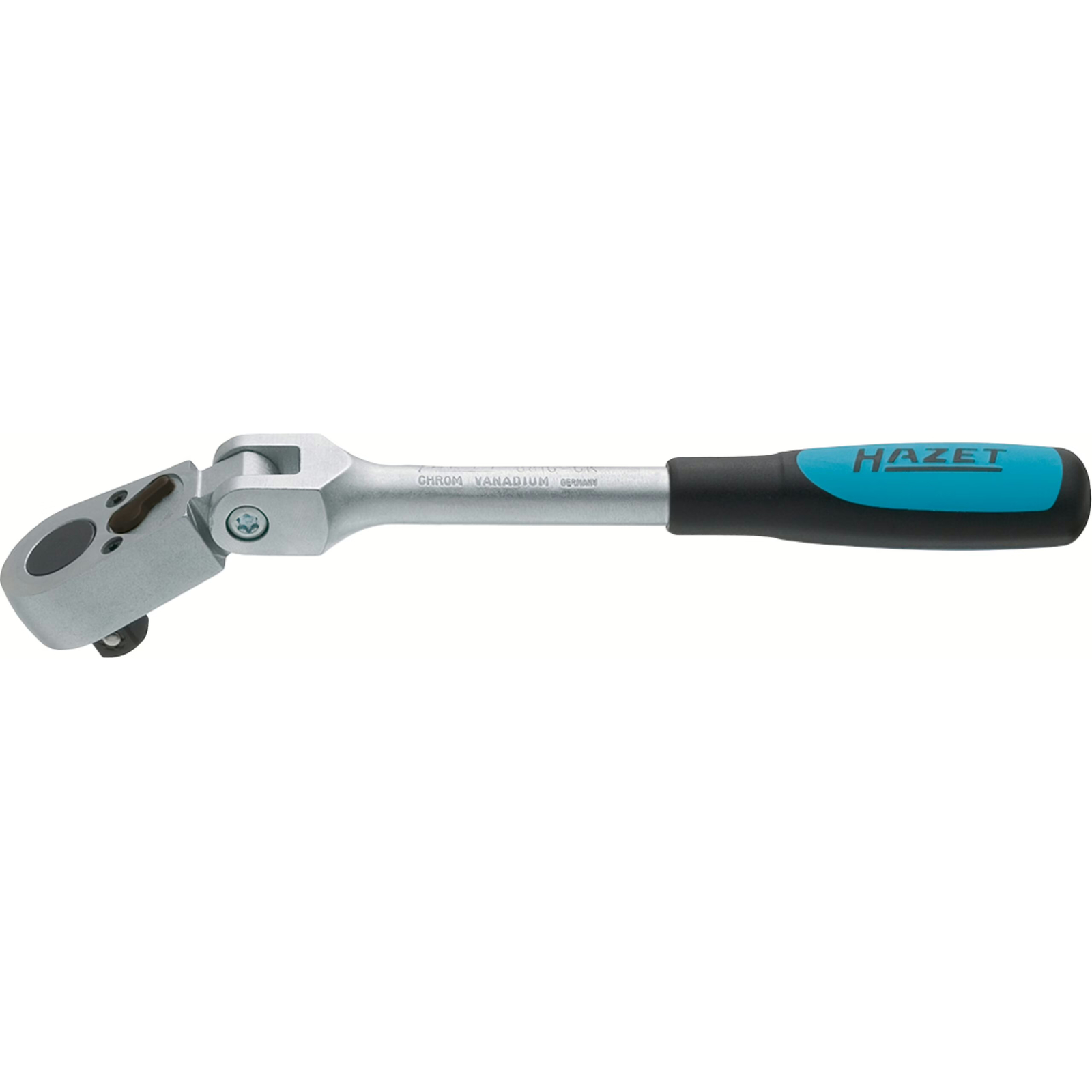 Cliquet réversible à cardan 3/8" 218 mm manche bimatière HAZET - 8816GK
