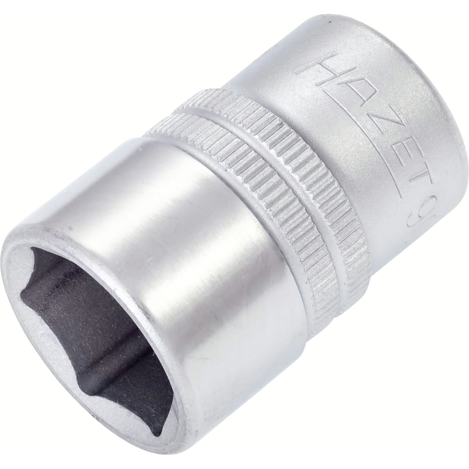 Douille carré creux 1/2 pouce 18 mm profil traction 6 pans avec moletage HAZET - 900-18