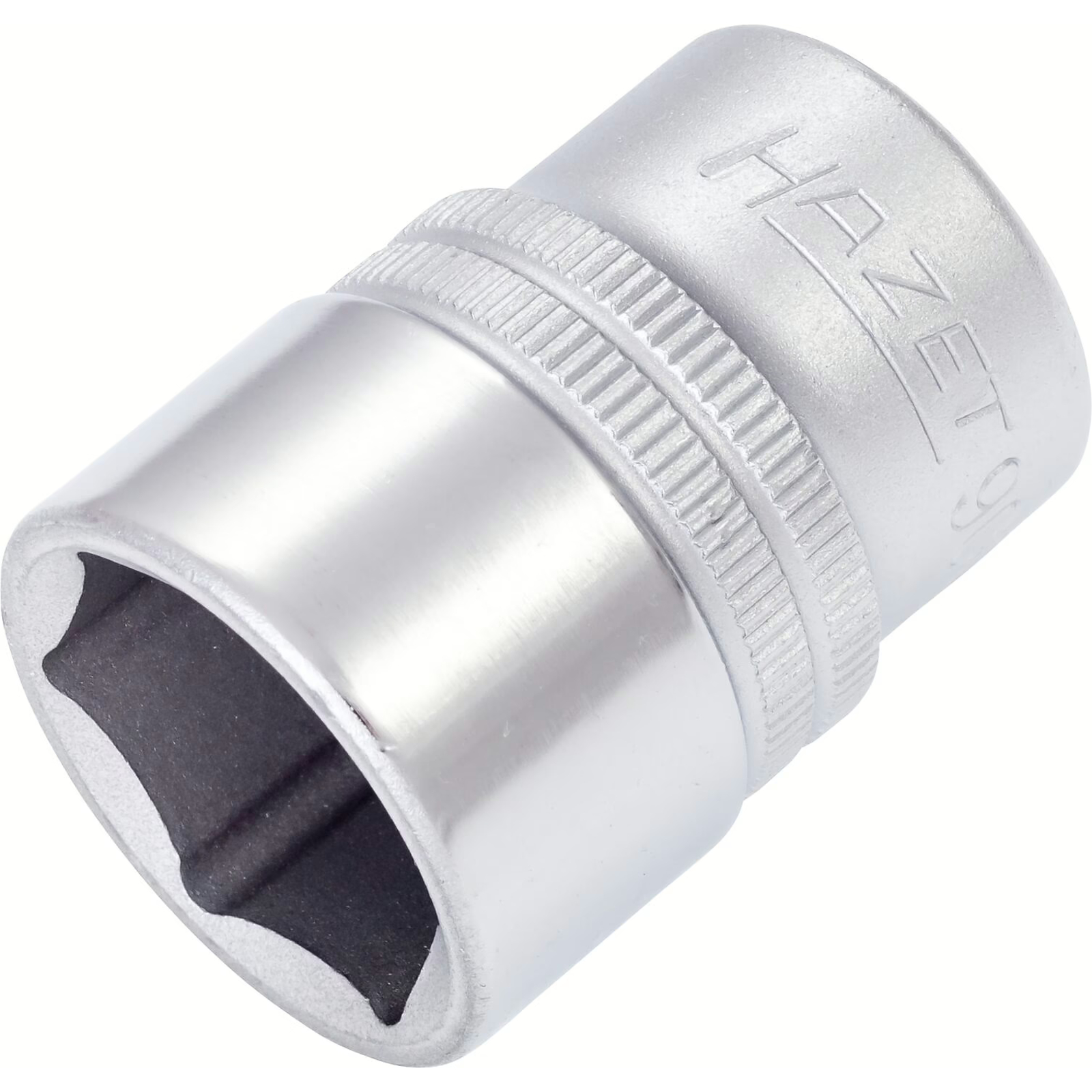 Douille carré creux 1/2 pouce 20 mm profil traction 6 pans avec moletage HAZET - 900-20