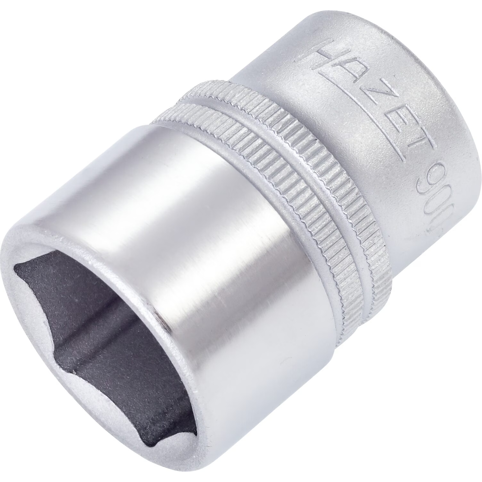 Douille carré creux 1/2 pouce 22 mm profil traction 6 pans avec moletage HAZET - 900-22