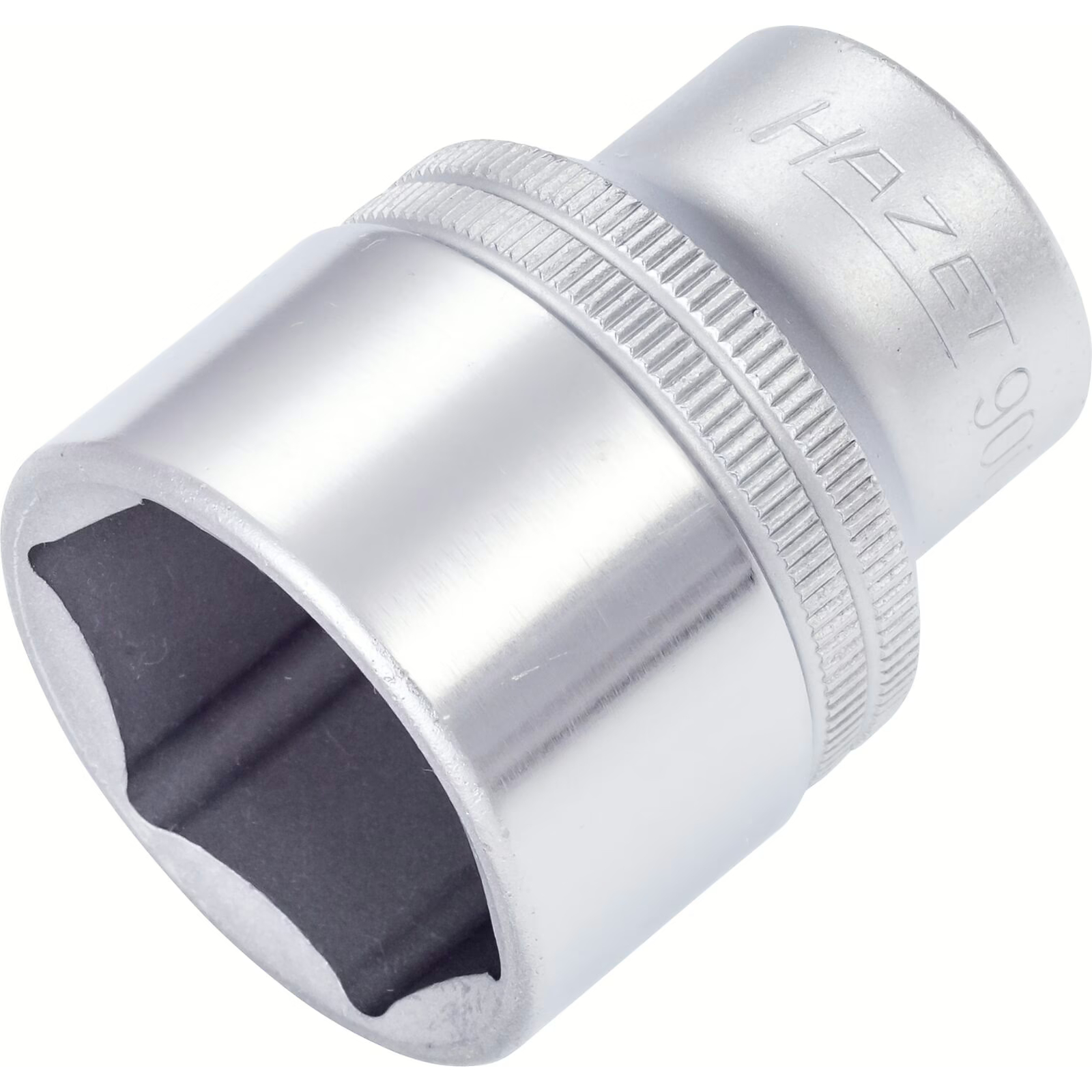 Douille 1/2 pouce 28 mm carré creux profil traction 6 pans avec moletage HAZET - 900-28