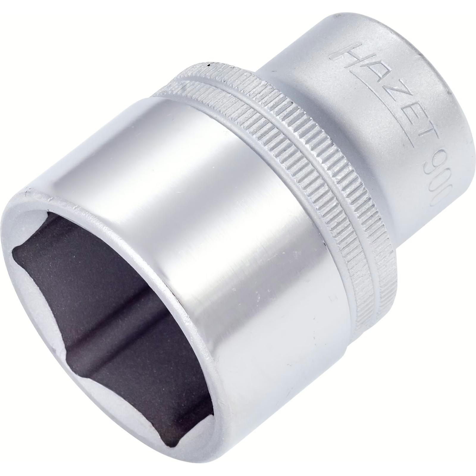 Douille carré creux 1/2 pouce 30 mm profil traction 6 pans avec moletage HAZET - 900-30