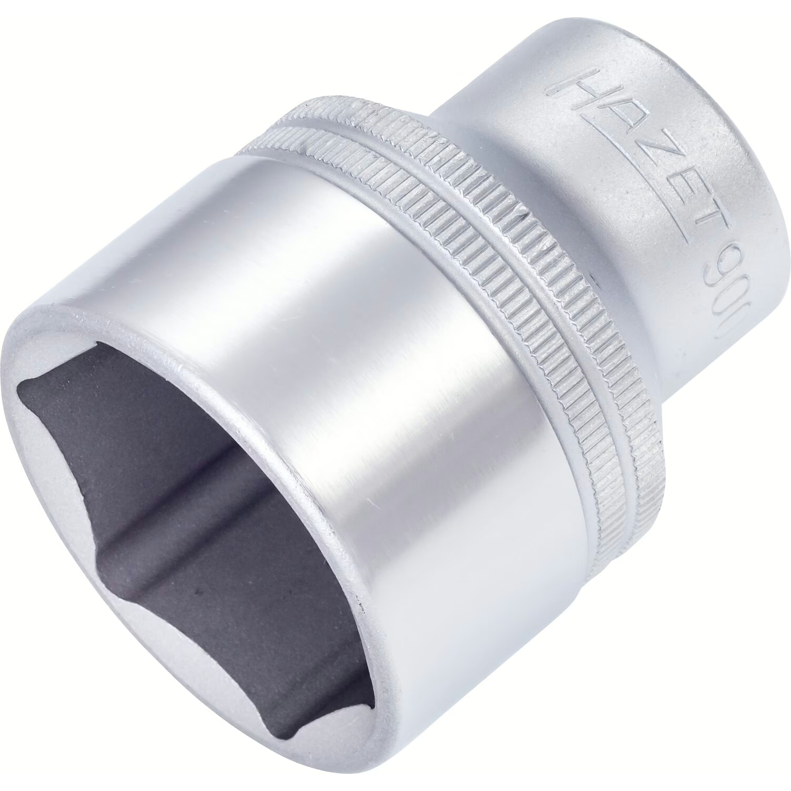 Douille carré creux 1/2 pouce 32 mm profil traction 6 pans avec moletage HAZET - 900-32