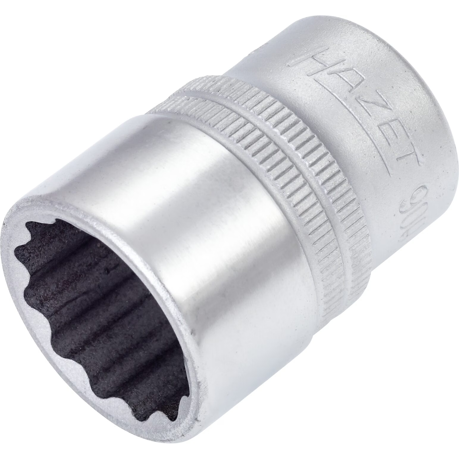 Douille 1/2 pouce 12 pans taille 25/32″ avec moletage usage manuel HAZET - 900AZ-25/32