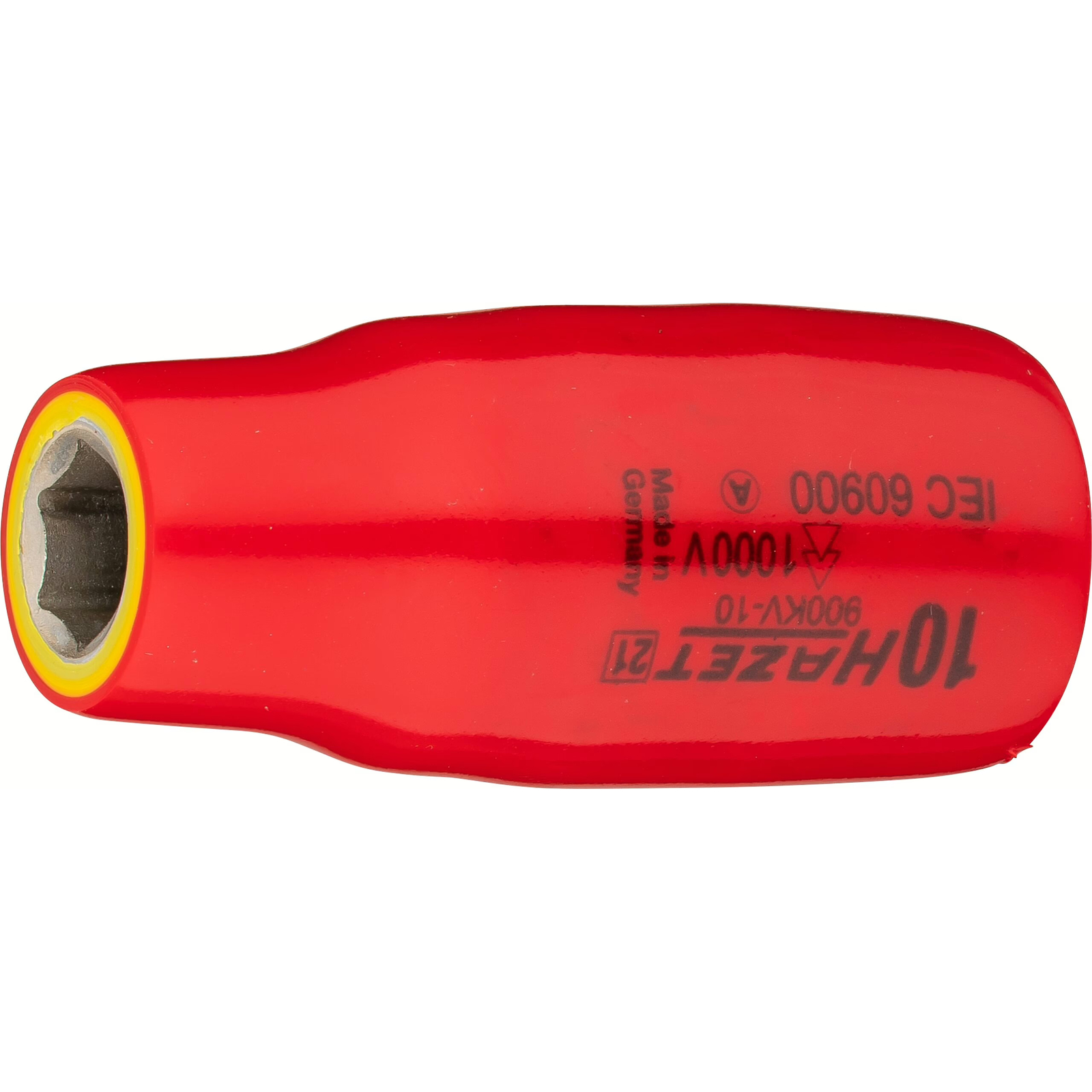 Douille isolée 10 mm carré creux 1/2 pouce Profil Traction 1000 V HAZET - 900KV-10