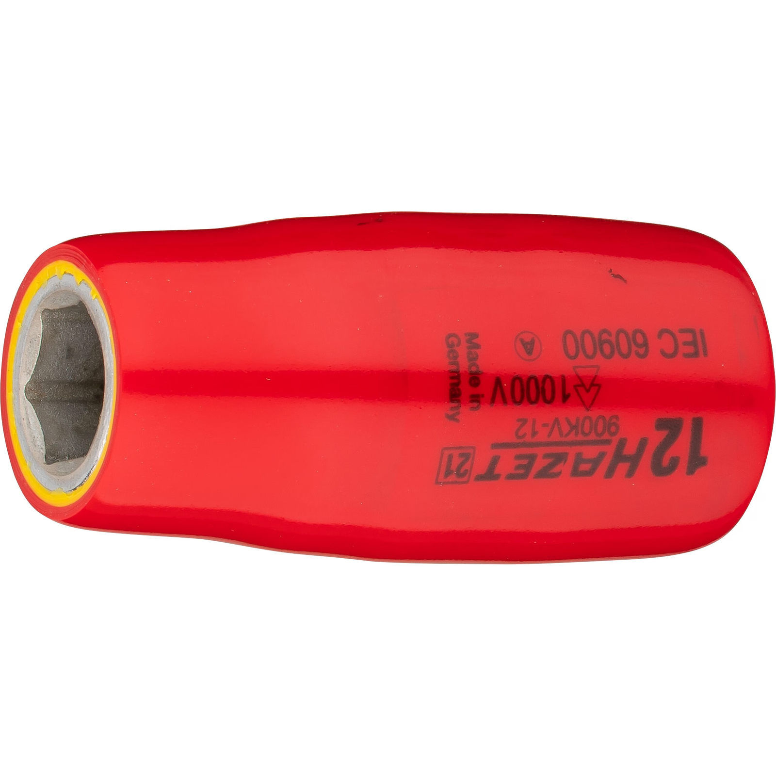 Douille isolée 12 mm carré creux 1/2 pouce profil traction IEC 60900 jusqu’à 1000 V HAZET - 900KV-12