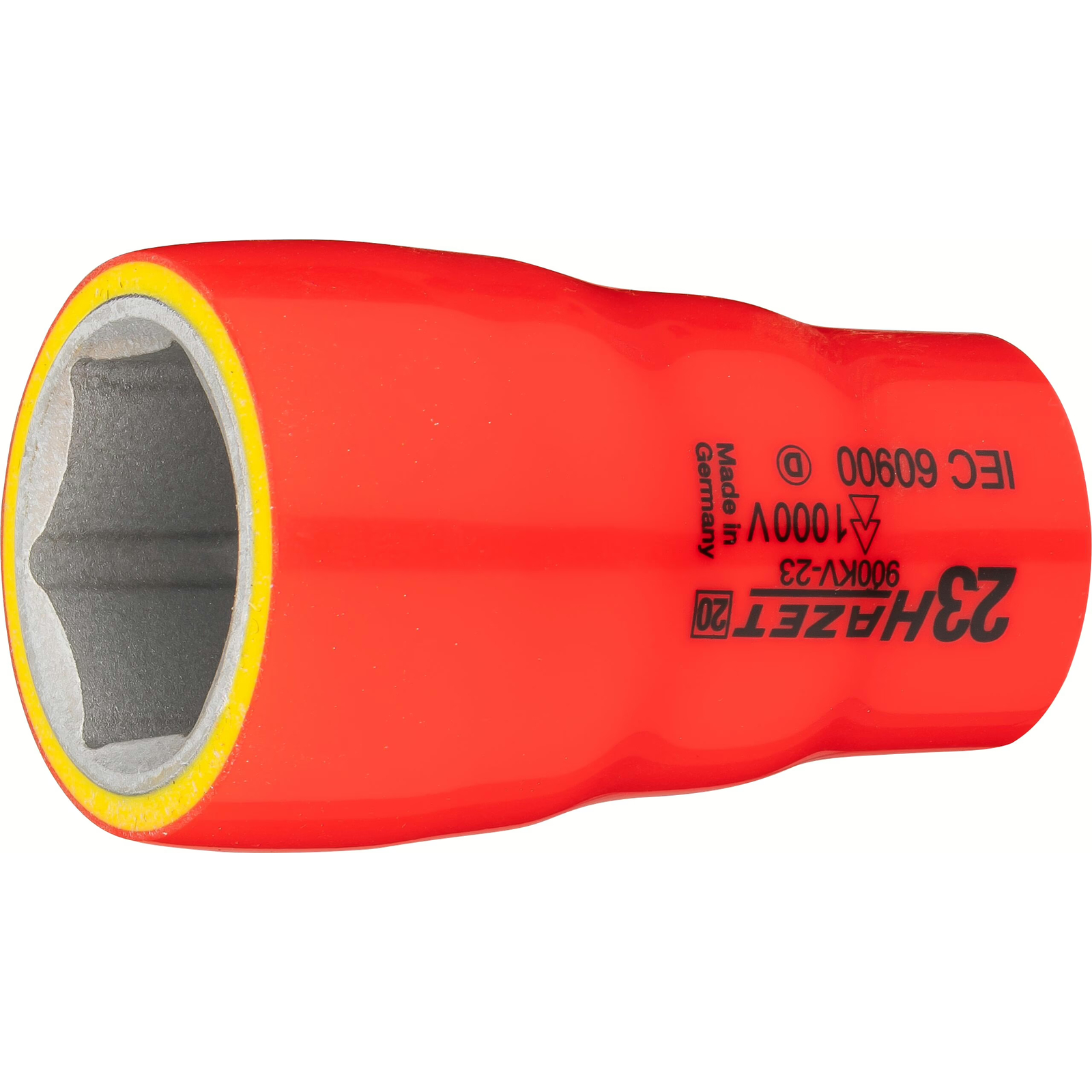 Douille isolée 23 mm carré creux 1/2 pouce profil traction IEC 60900 1000 V HAZET - 900KV-23