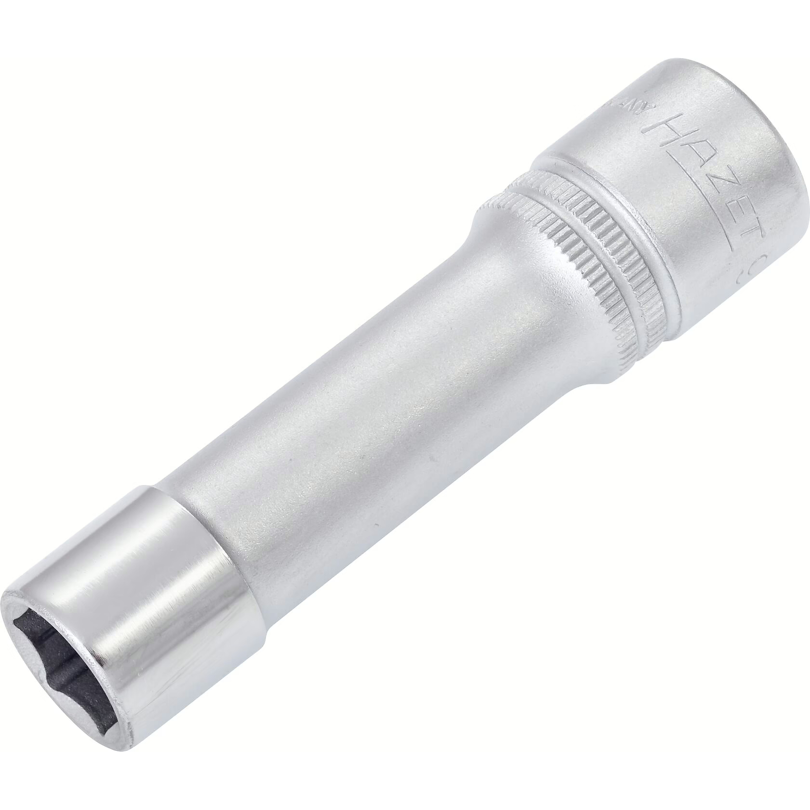 Douille carrée creux 1/2 pouce 13 mm profil traction 6 pans avec moletage 85 mm HAZET - 900LG-13